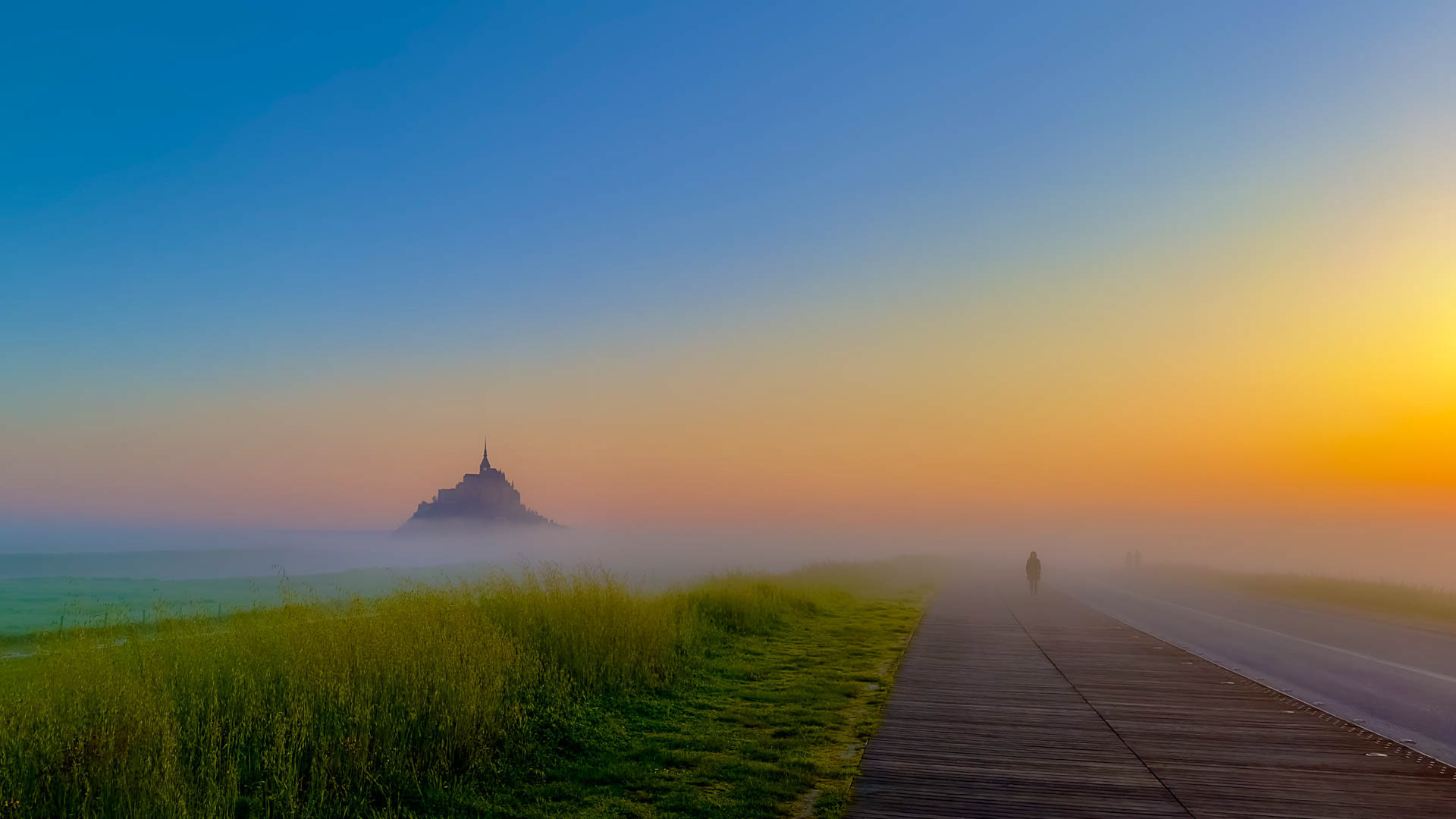 Foggy Morning at Mont Saint Michel
