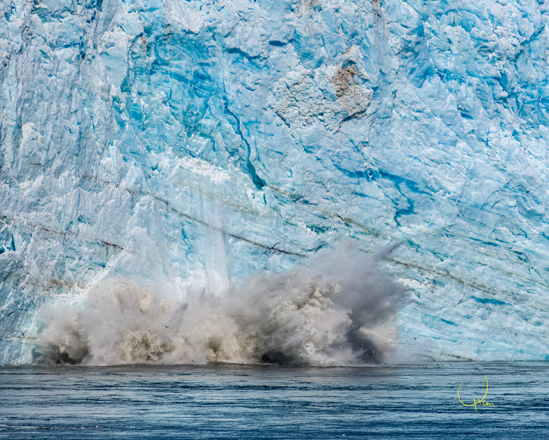 Glacier Calving, Alaska
