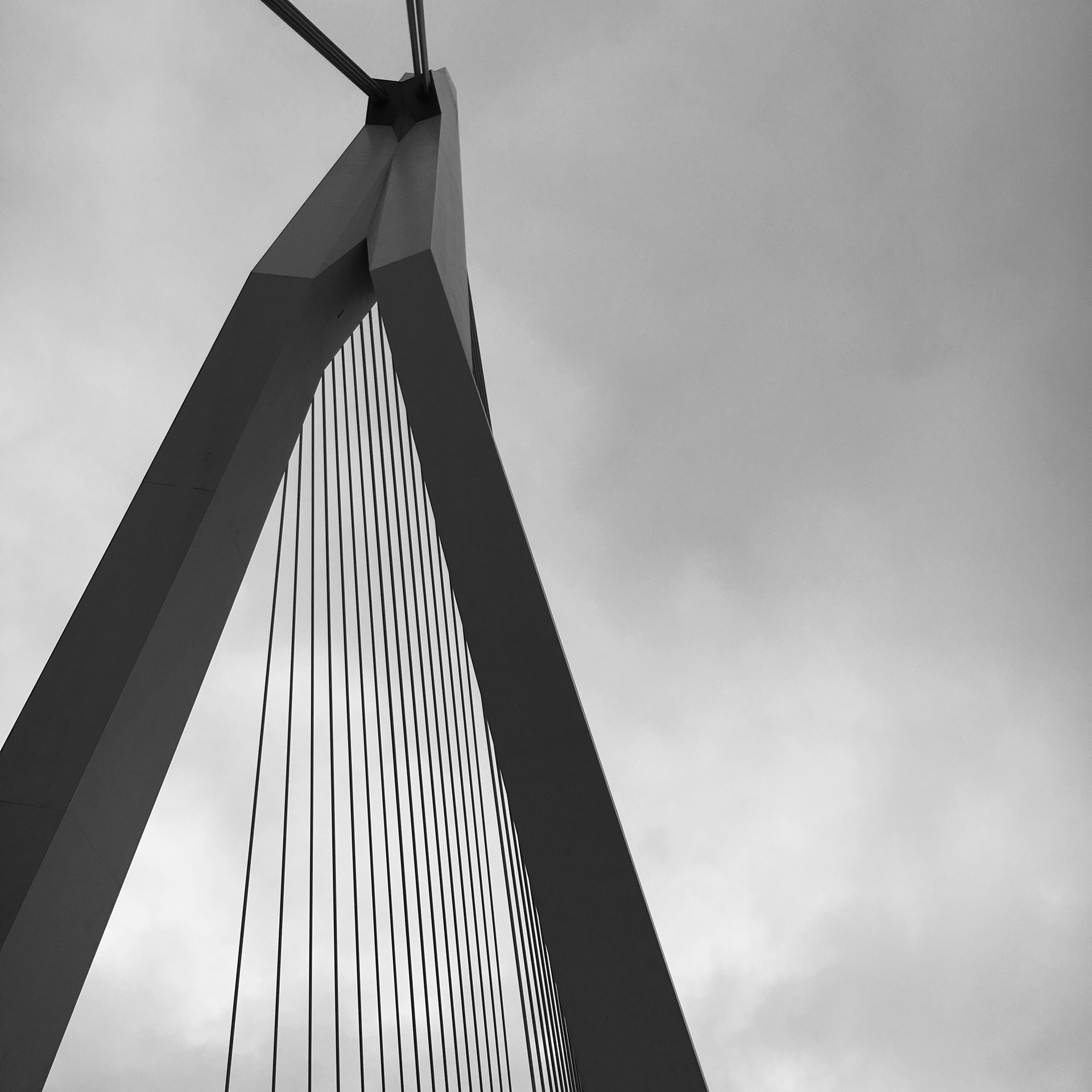 Harp of Sky, Digital Photography, 10x10 cm, 2017, Rotterdam