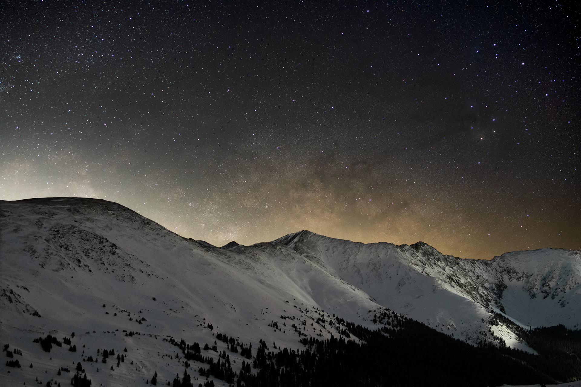 Loveland Pass Milky Way