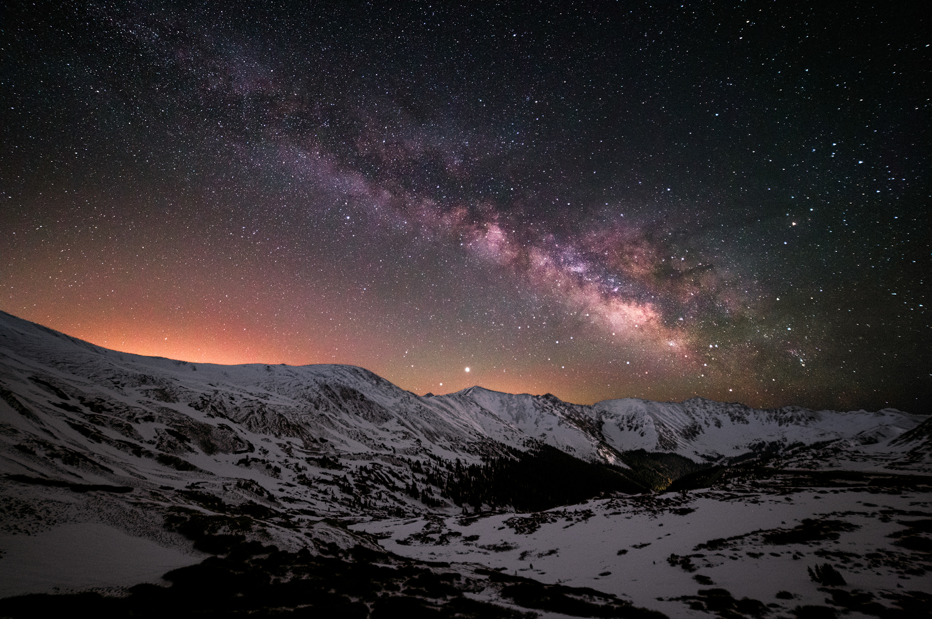 Loveland Pass Milky Way