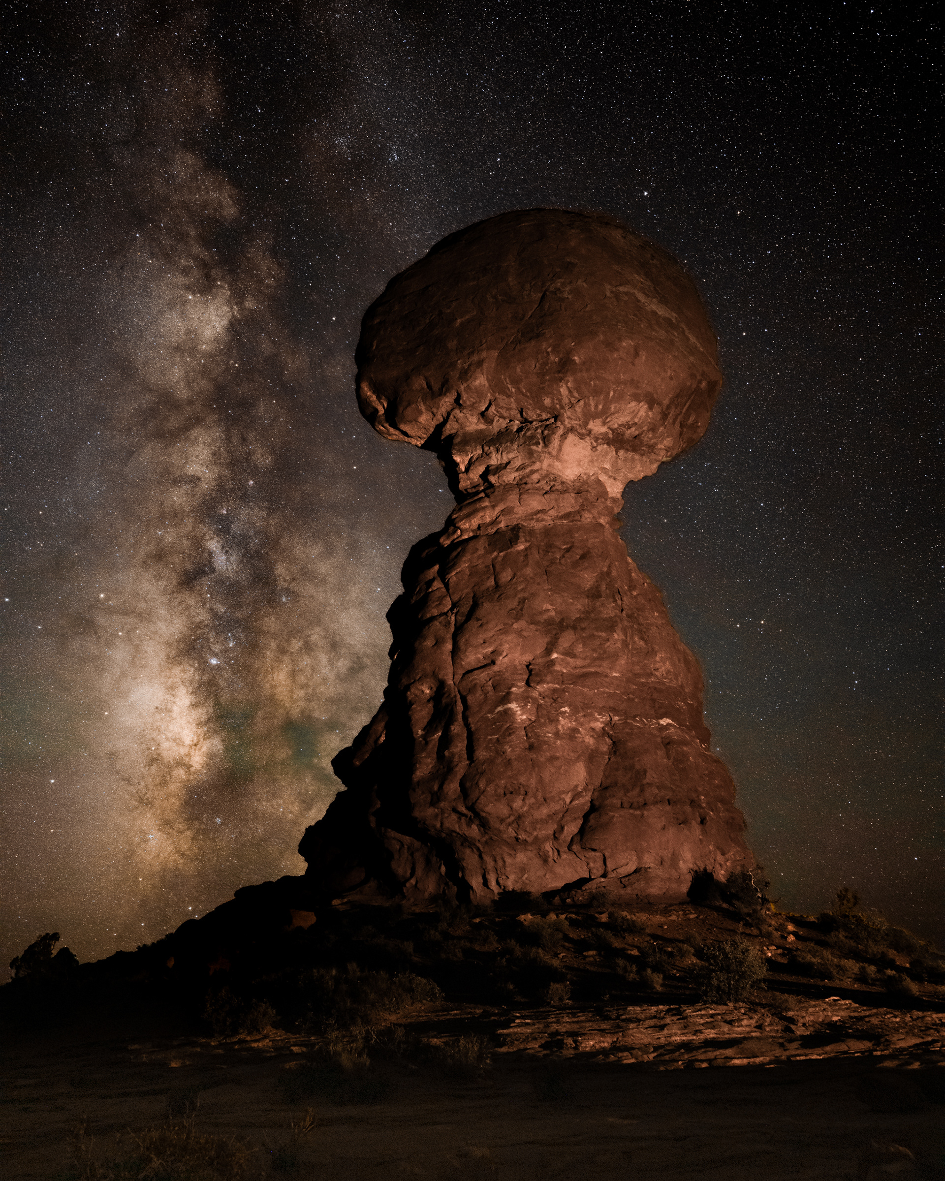 Balanced Rock Milky Way