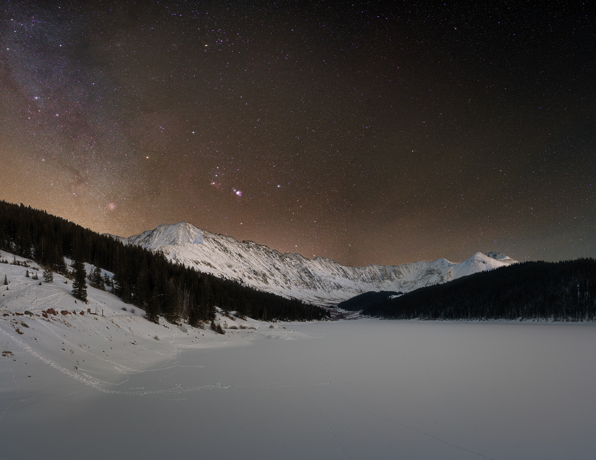 Clinton Gulch Reservoir Milky Way