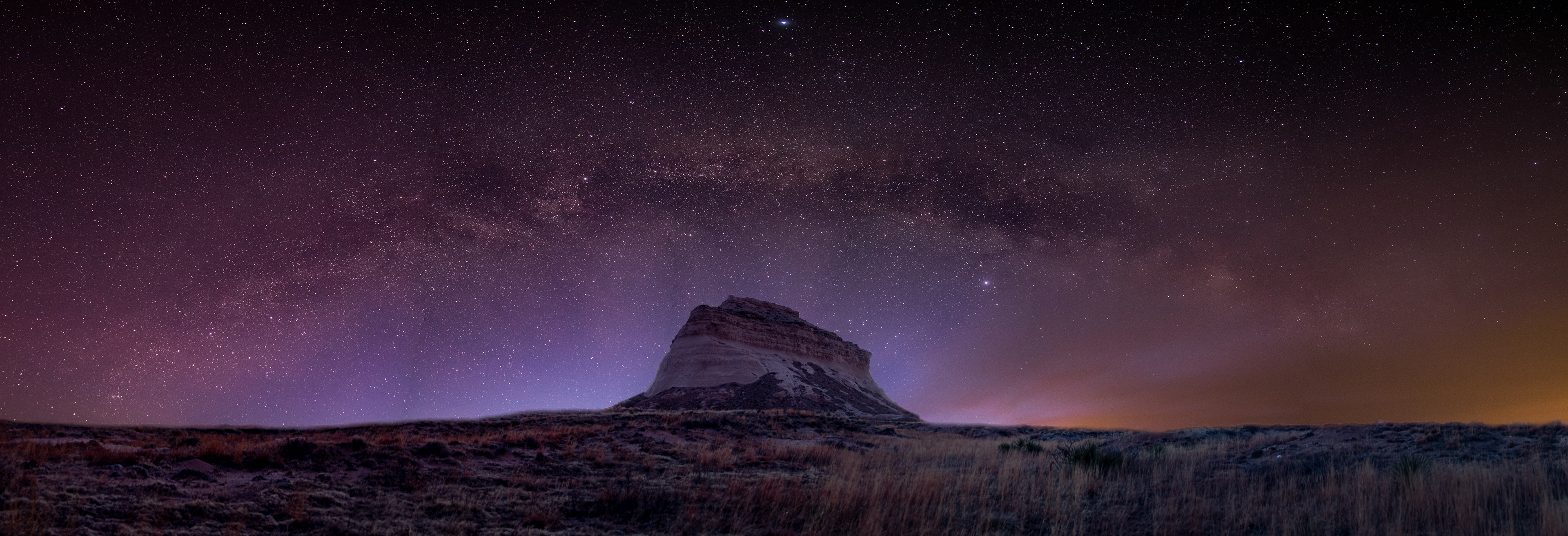 Pawnee Buttes Milky Way Panorama