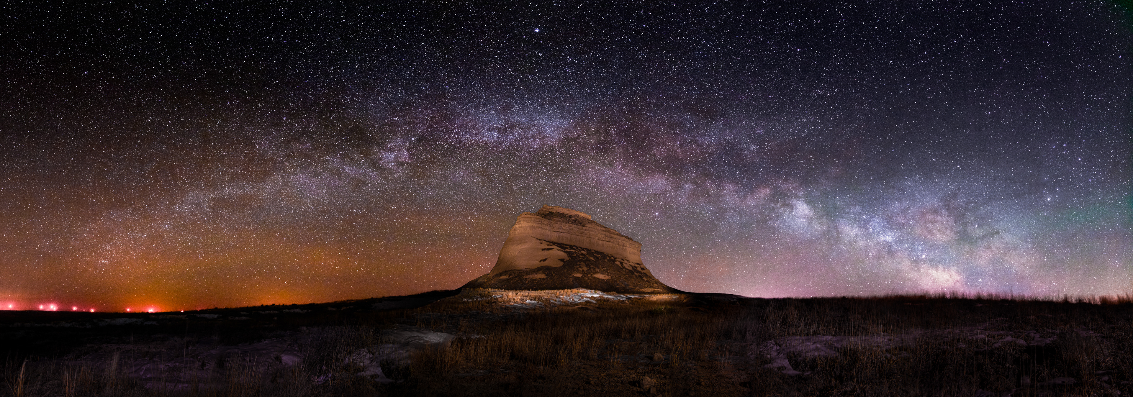 Pawnee Buttes Milky Way Panorama