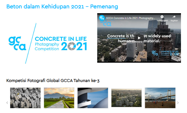 WINNER SUSTAINABLE CONCRETE PROFESSIONAL WINNER. Rahmad Himawan
