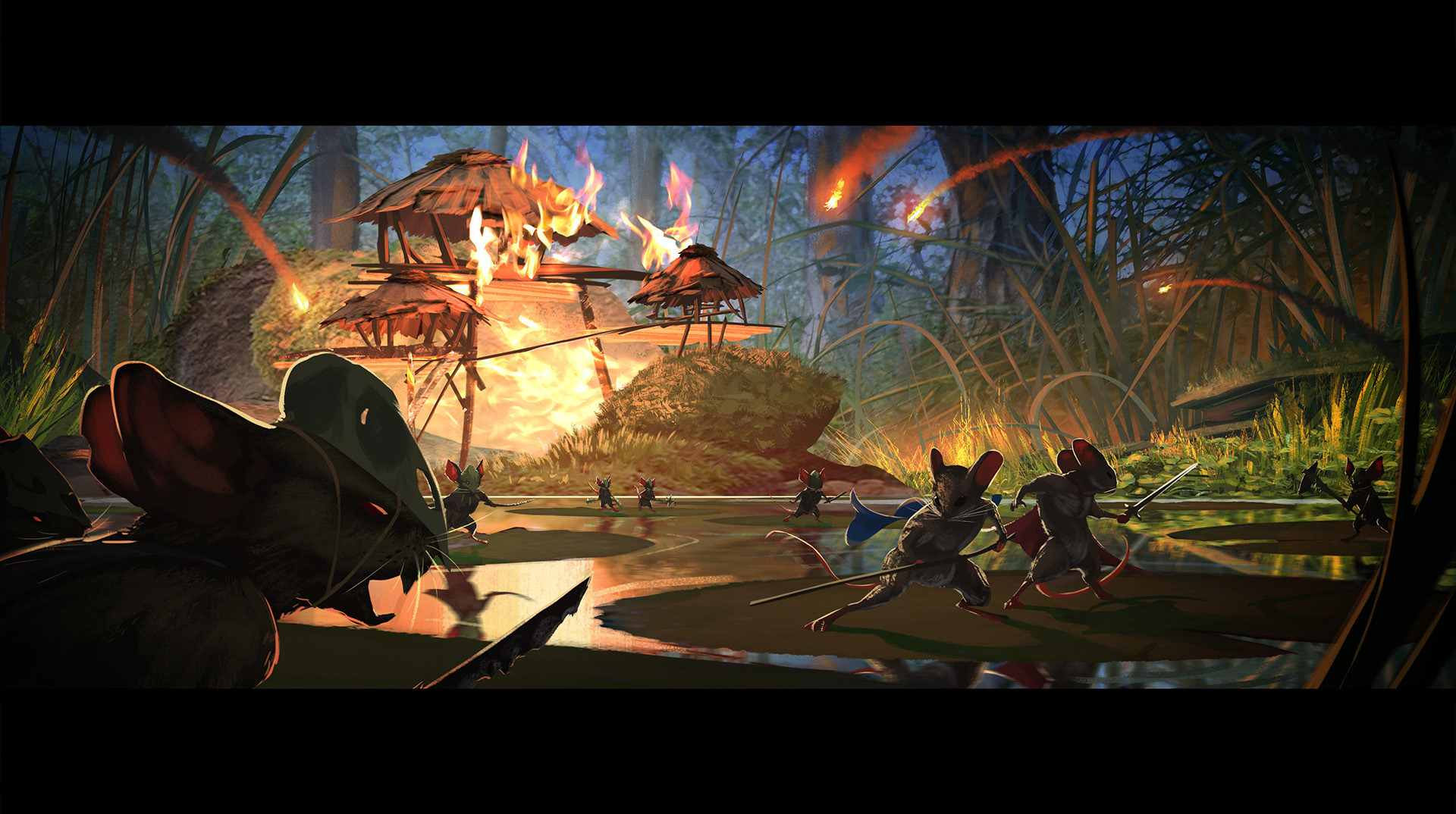 Environment Design - Mouse Guard inspired battle