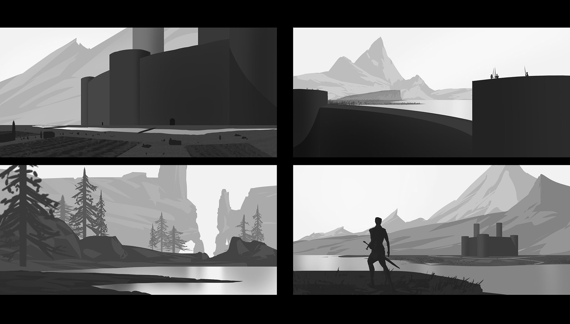 B&W Fantasy Thumbnails