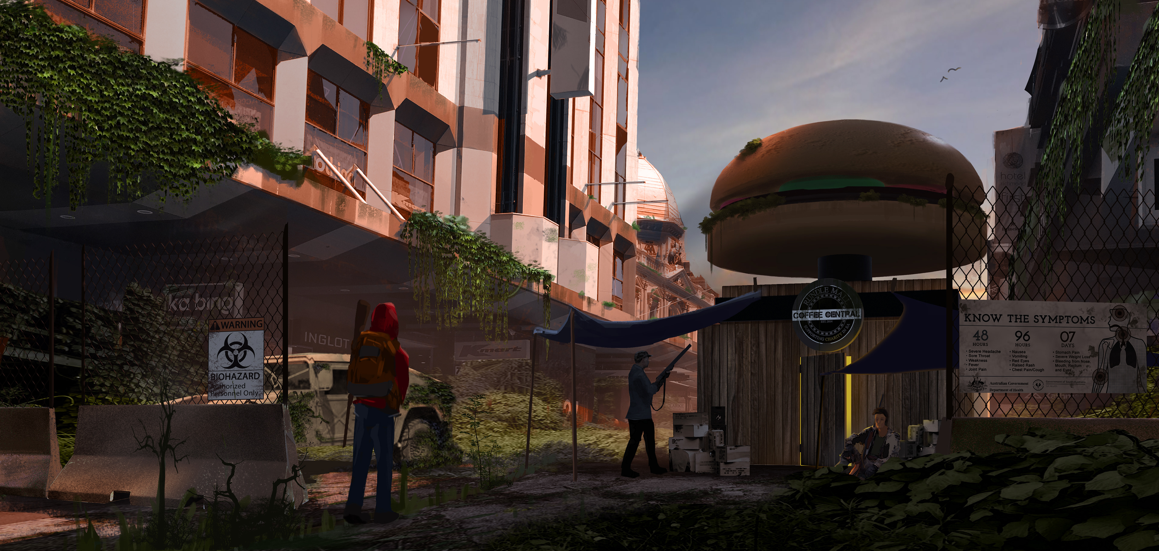 Environment Design - Rundle Mall Post-Apocalyptic
