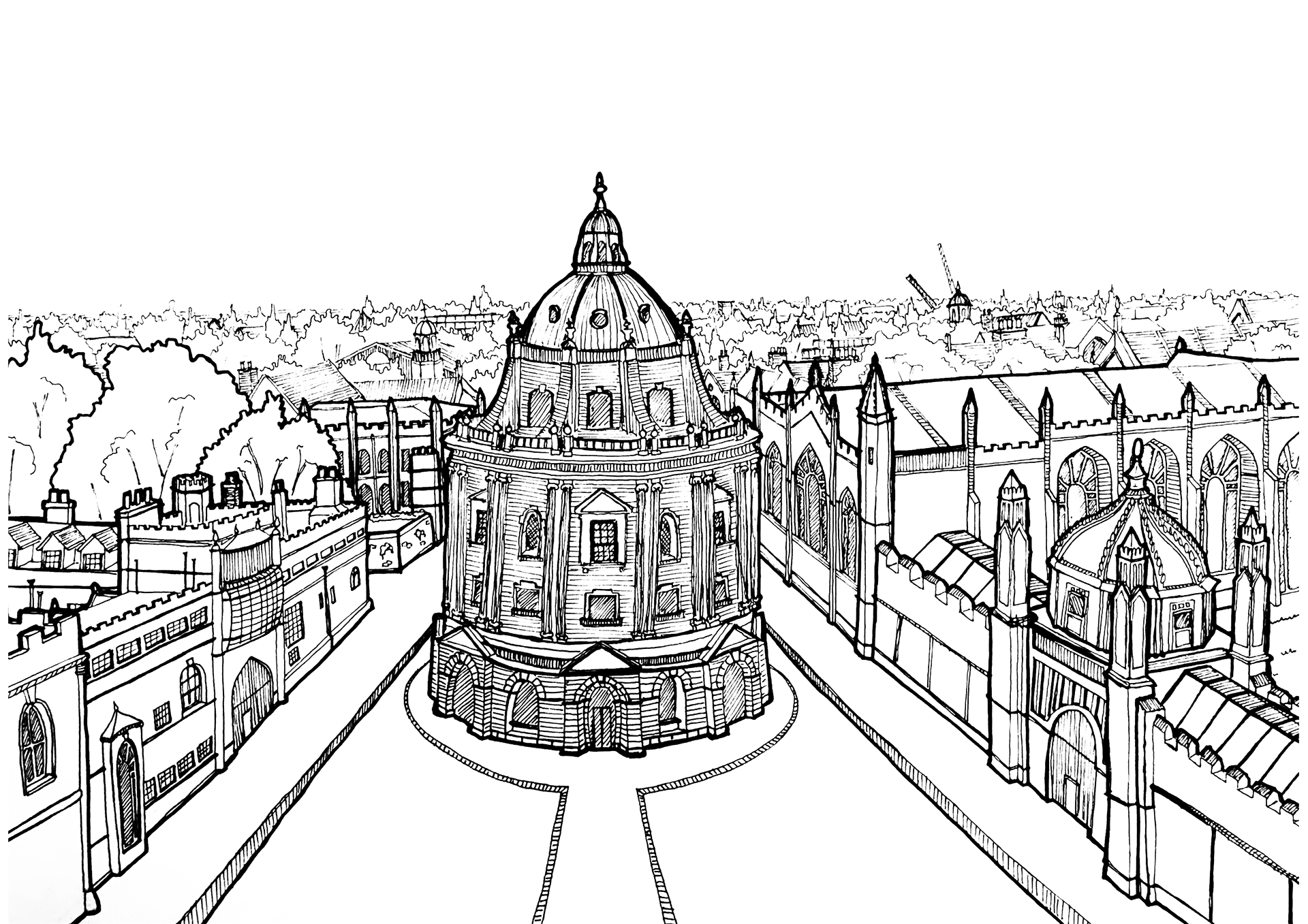 Radcliffe Camera, Oxford, UK 2018