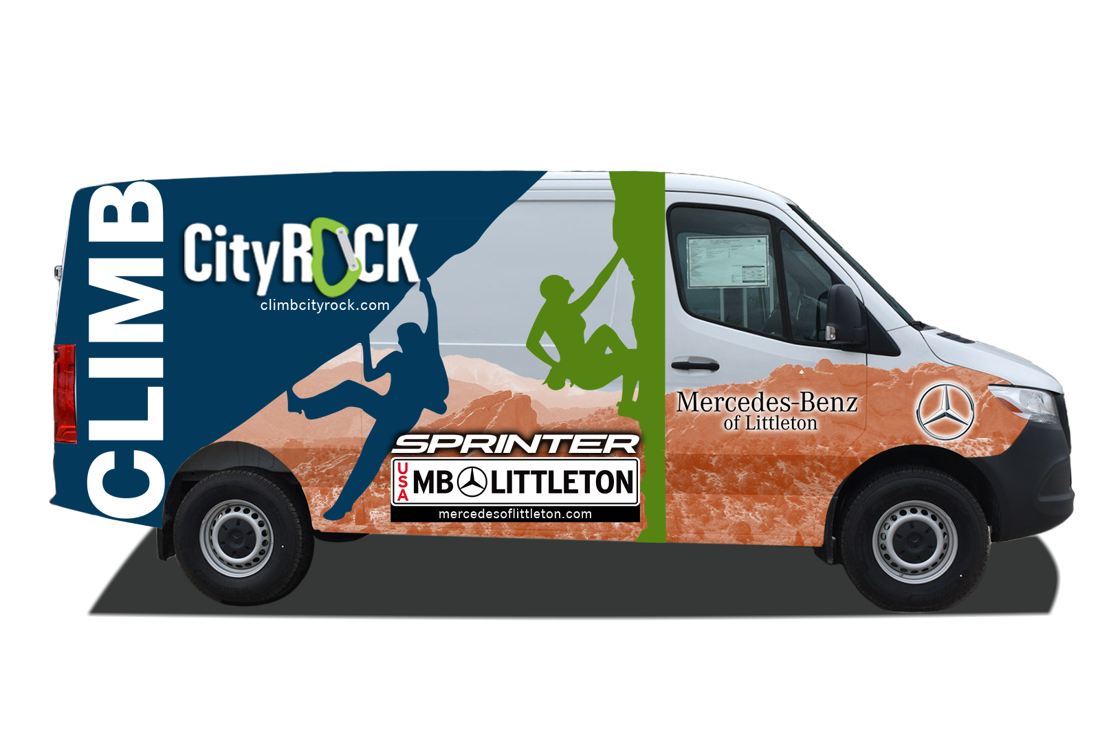 Vehicle Wrap for CityROCK - a climbing gym
