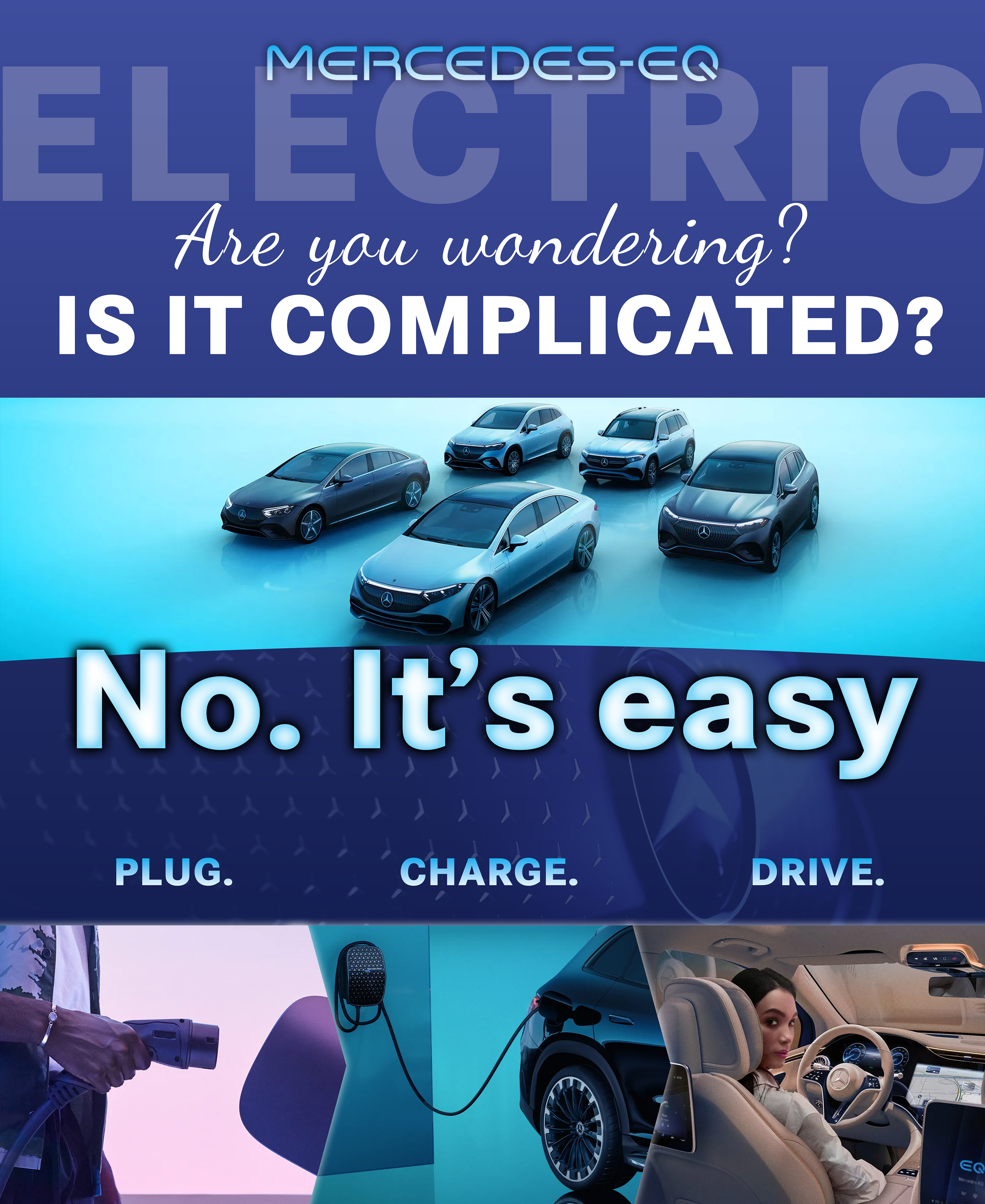 Mercedes-EQ Electric Poster Board