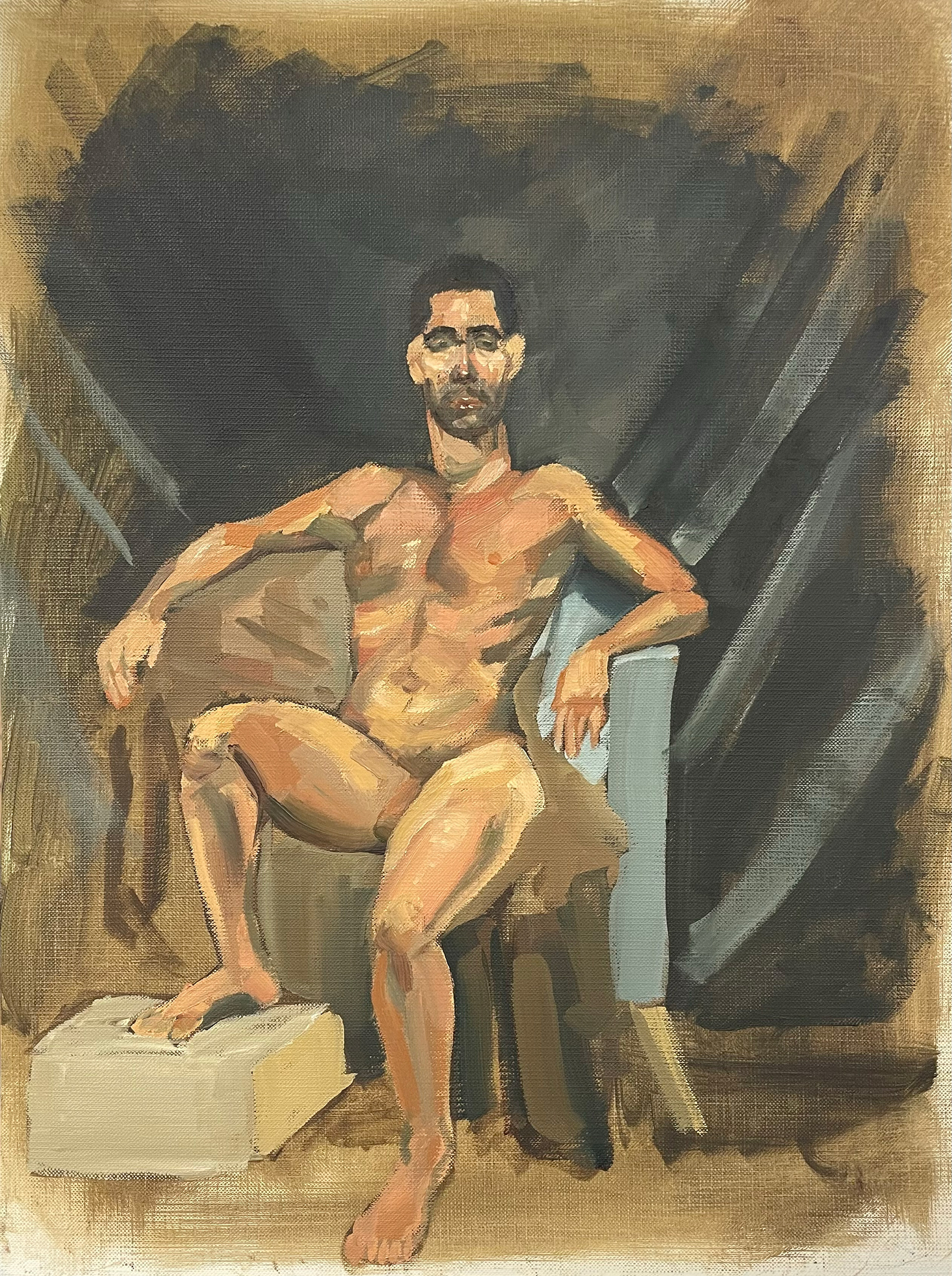 2.5 Hour Pose, Oil