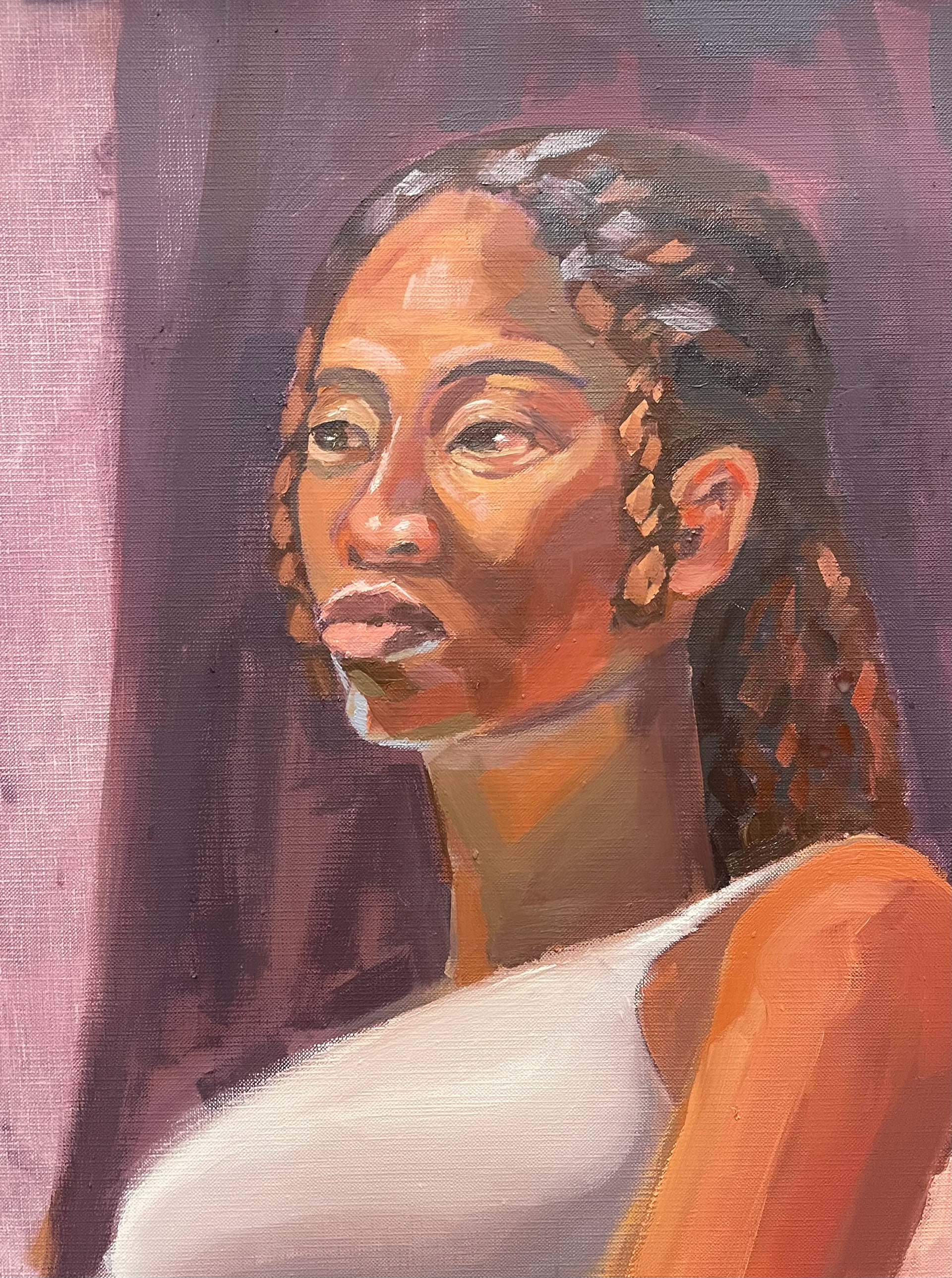 5 Hour Pose, Oil