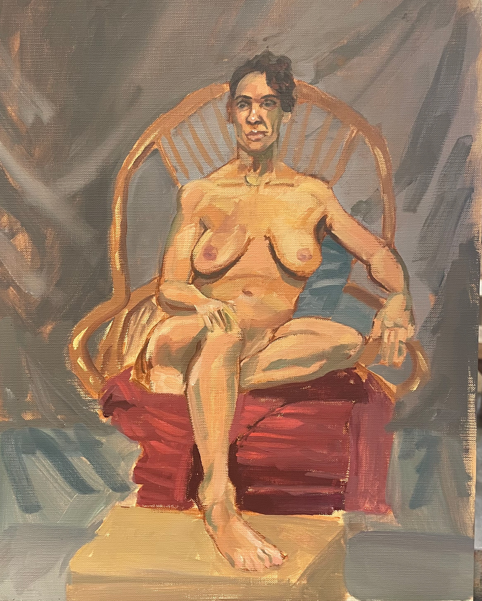 5 Hour Pose, Oil