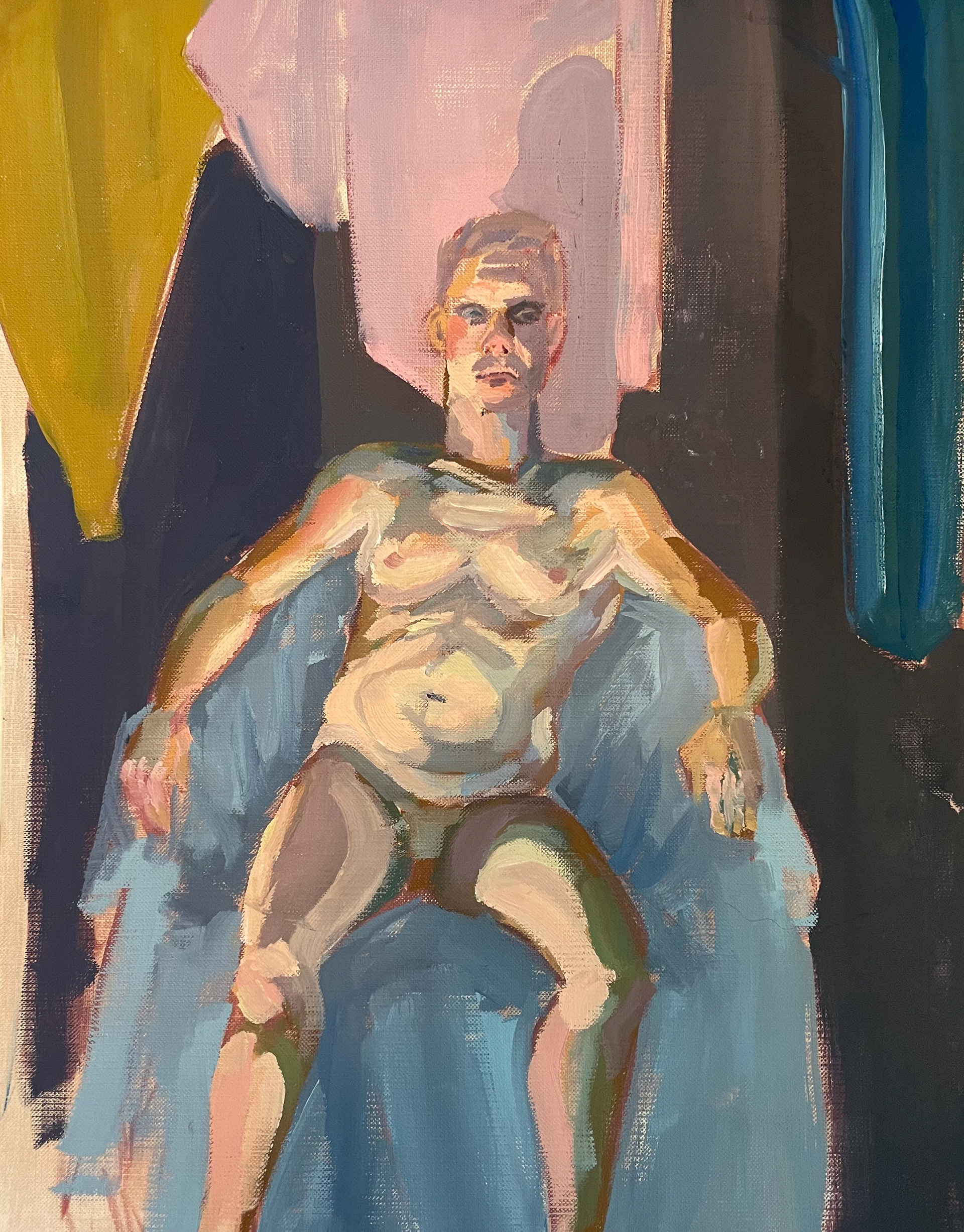 2.5 Hour Pose, Oil