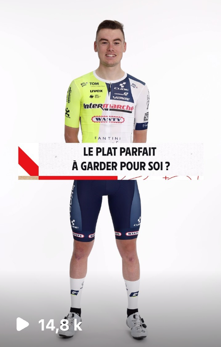 Snack Content pour l'équipe de cycliste pro Intermarché Wanty