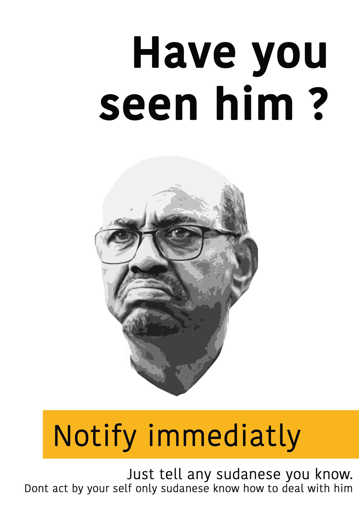 Bashir Fall - 30 years under his repression finally outset by a revolution  april 2019  