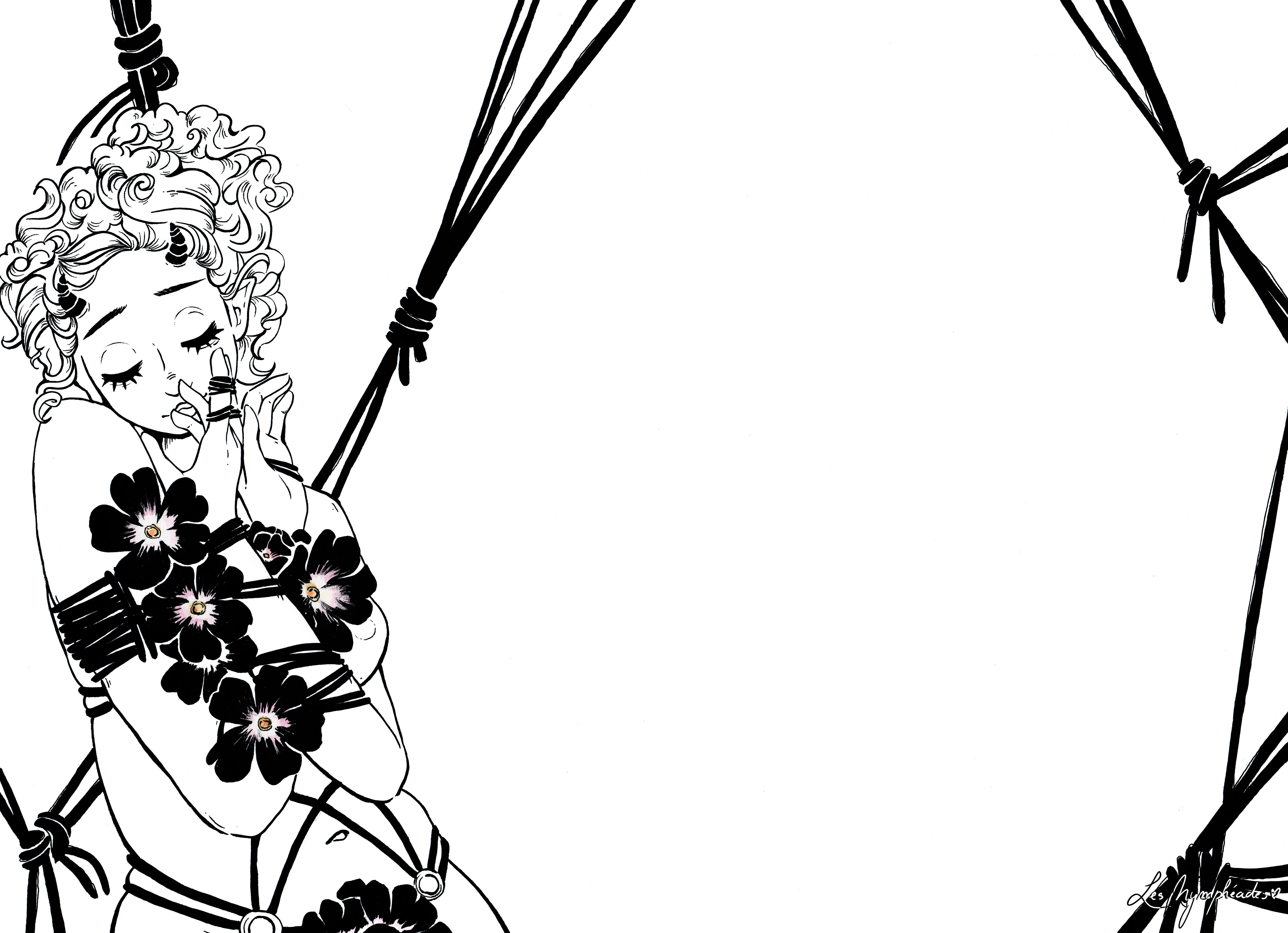 Églantier - page du livre "À fleur de Chair"