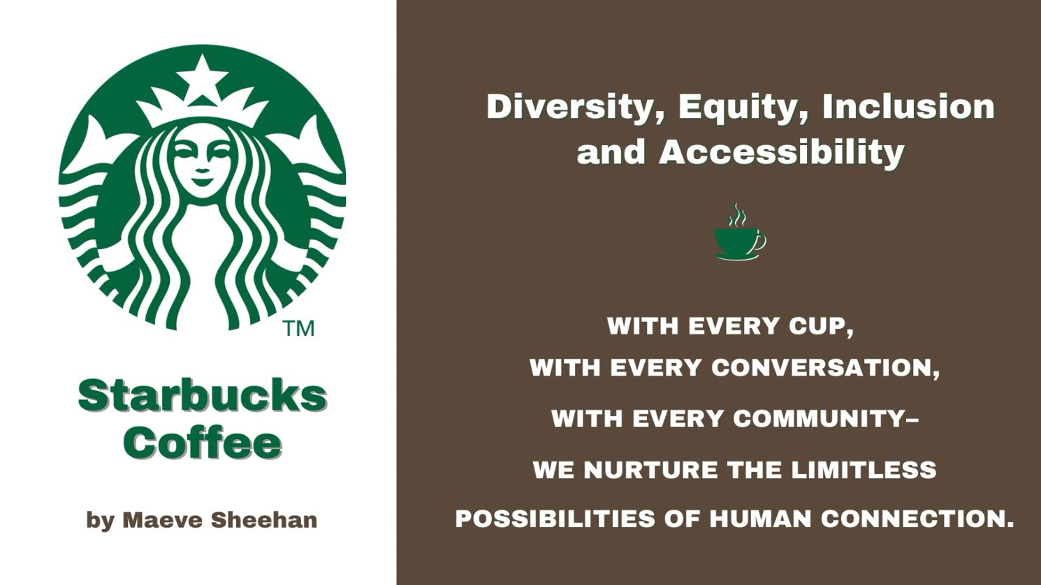 Diversity, Equity, Inclusion and Accessibility Presentation (cover)