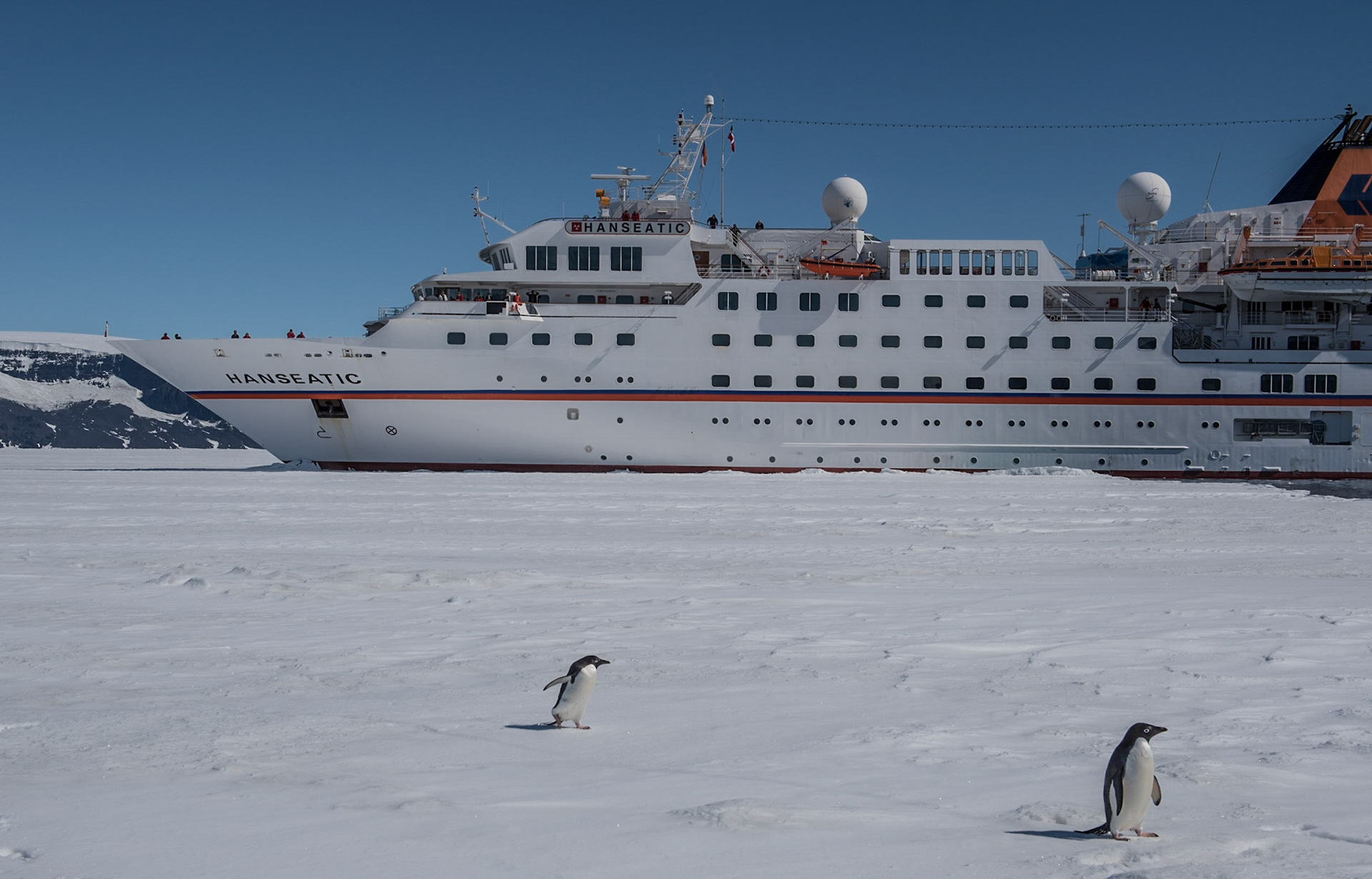 Auf dem Eis im Weddelmeer