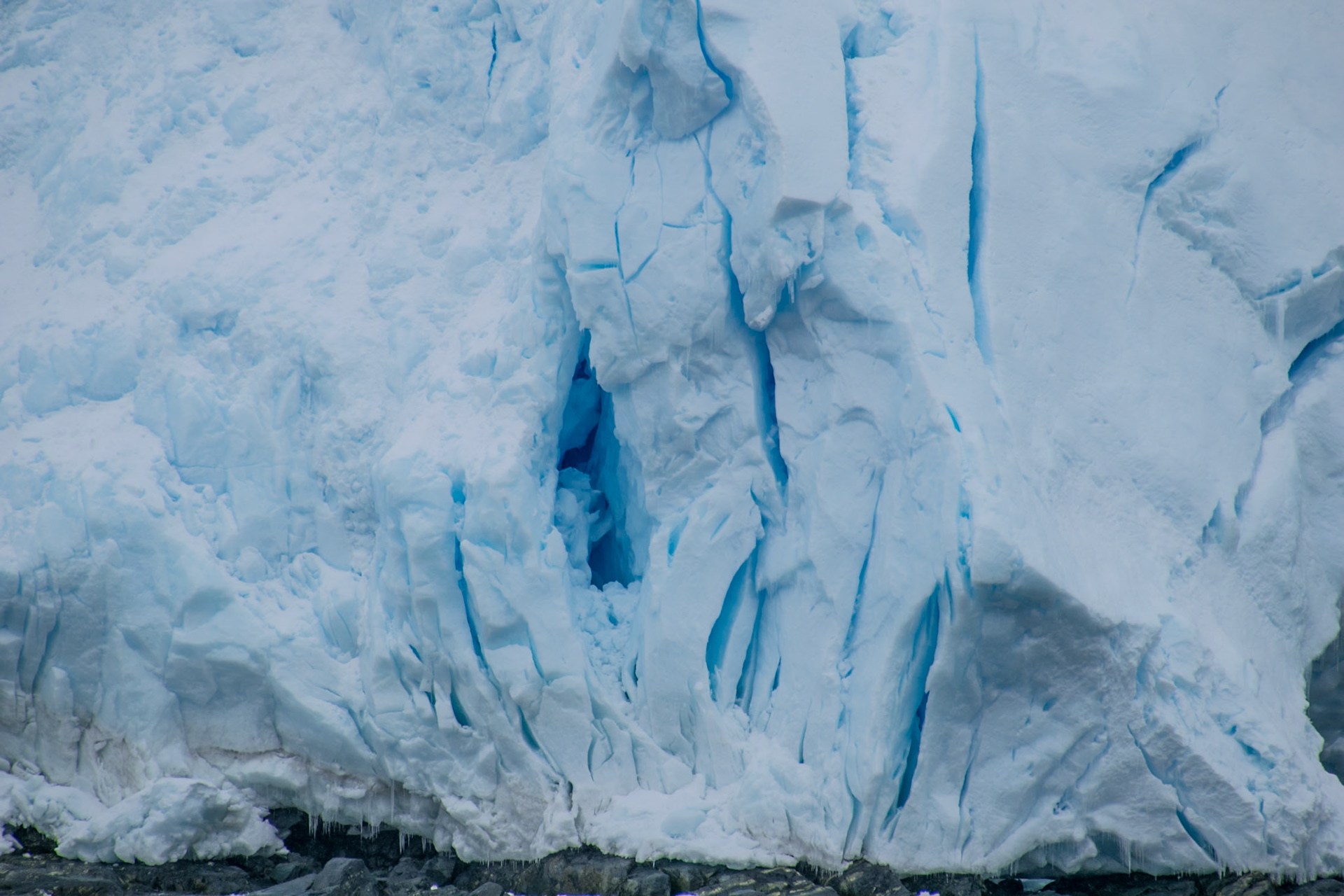 Eis in der Paradise Bay