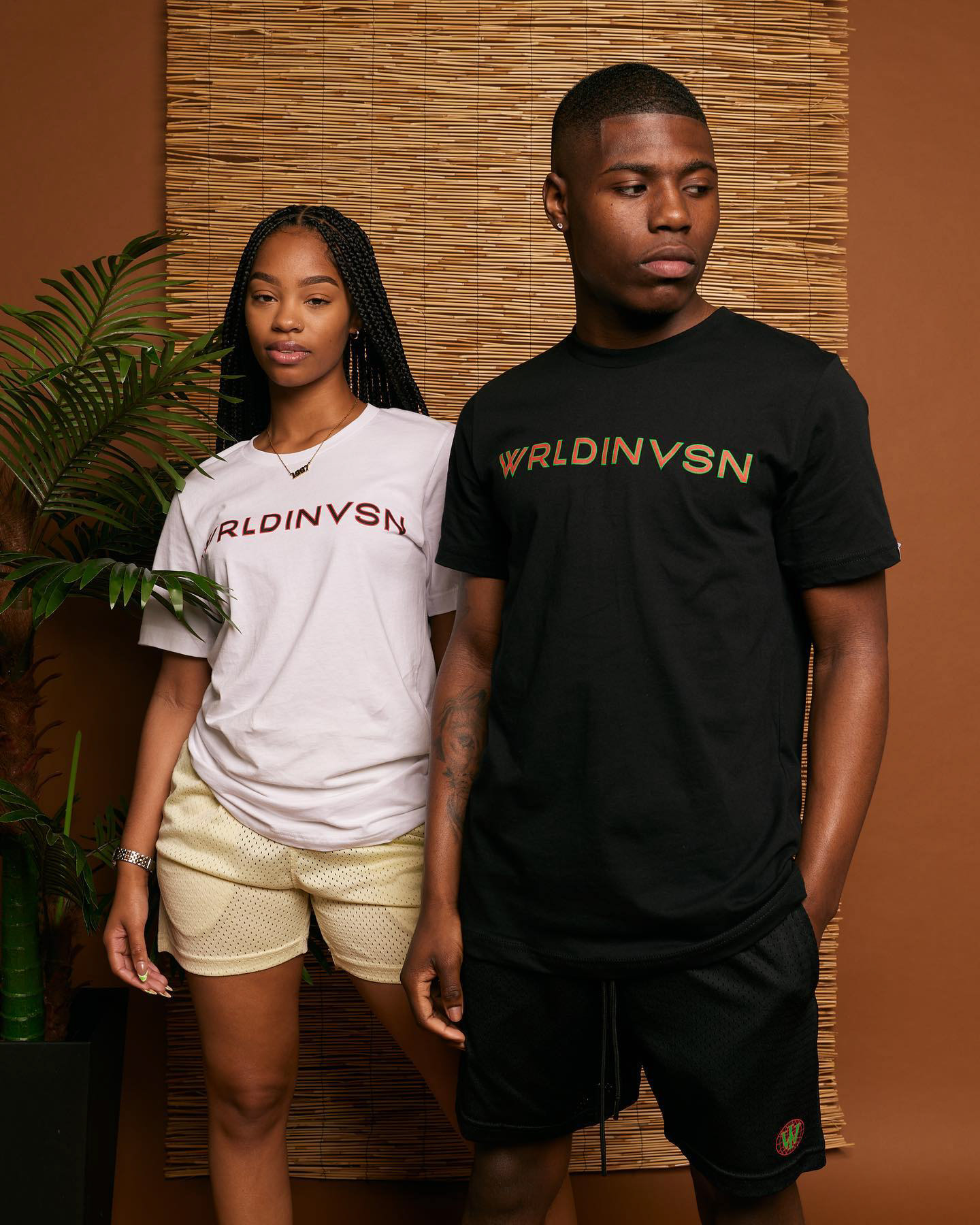 WRLDINVSN Juneteenth ’22 Collection | Models – Faithe Williams & @cofreshh_ | Photographer – Jeff Sarita