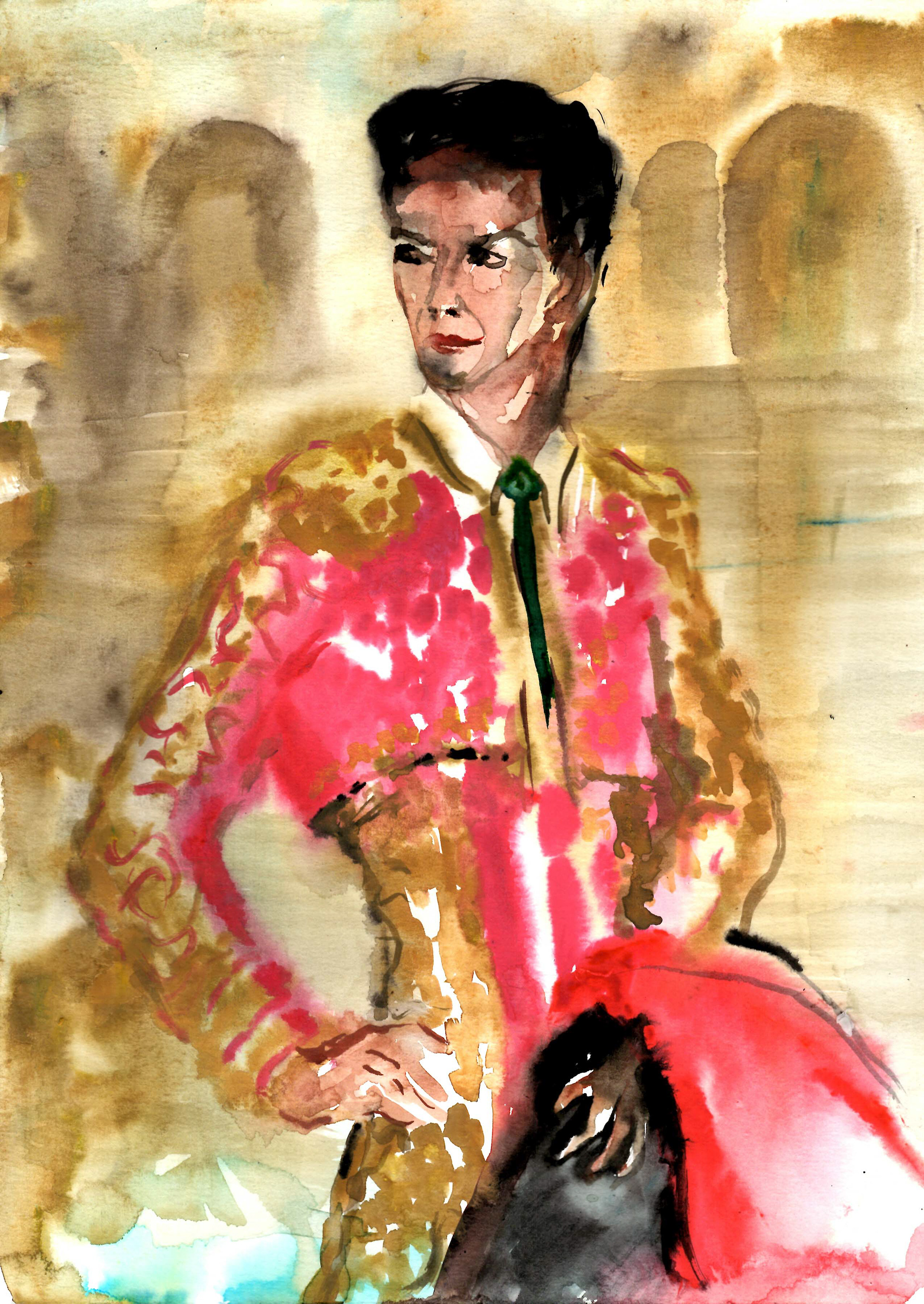 Original water color study