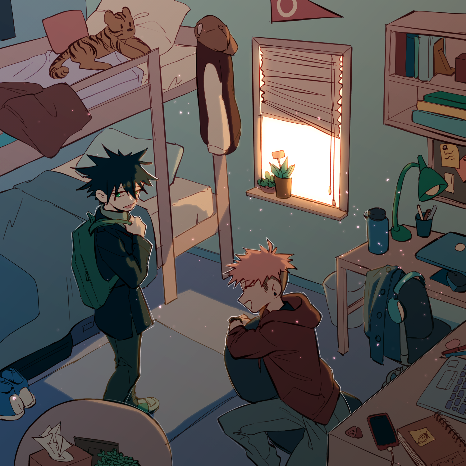 ITFS week, day 4: free day (college AU) | Jujutsu Kaisen