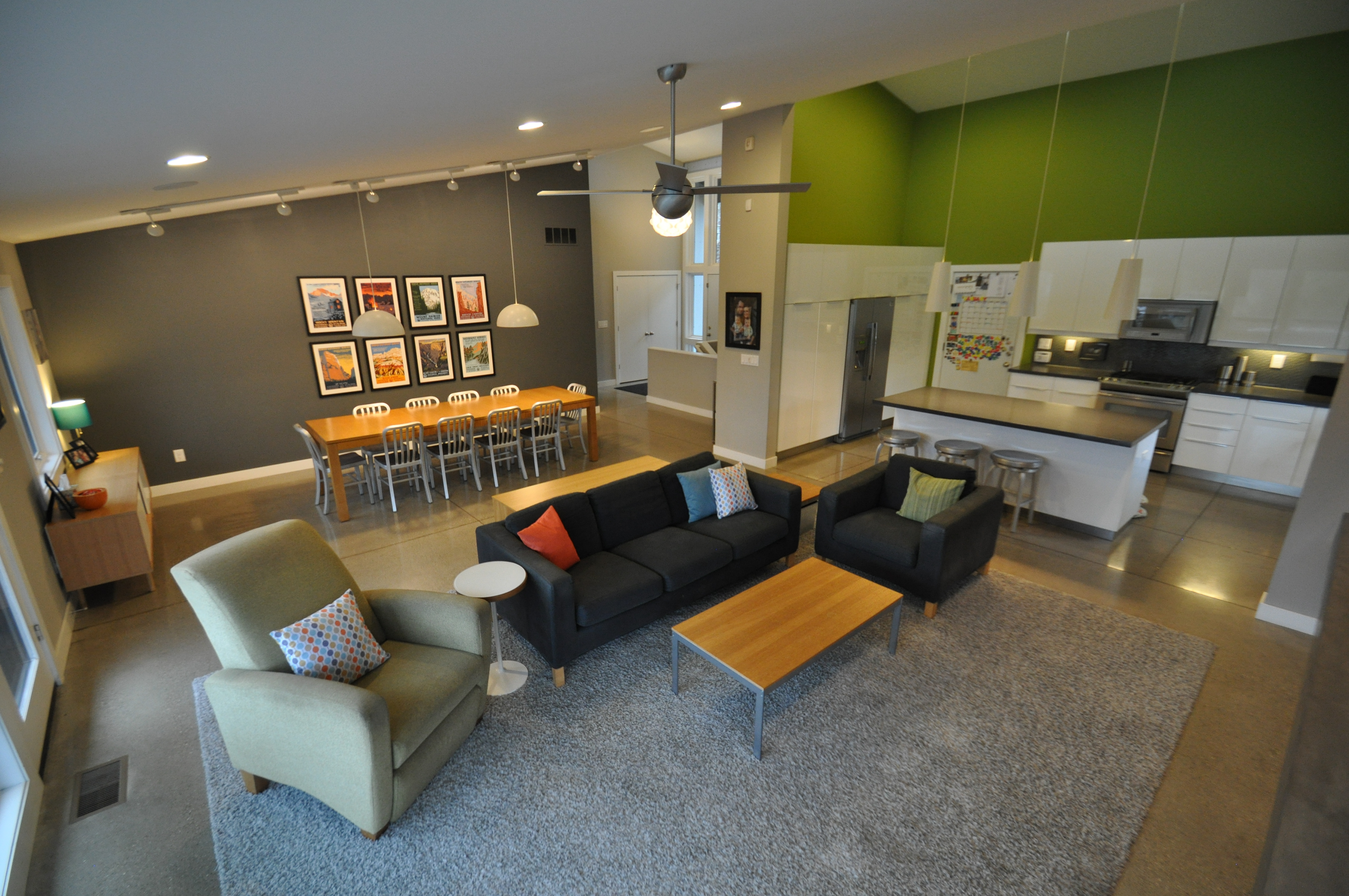 LIVING/DINING/KITCHEN