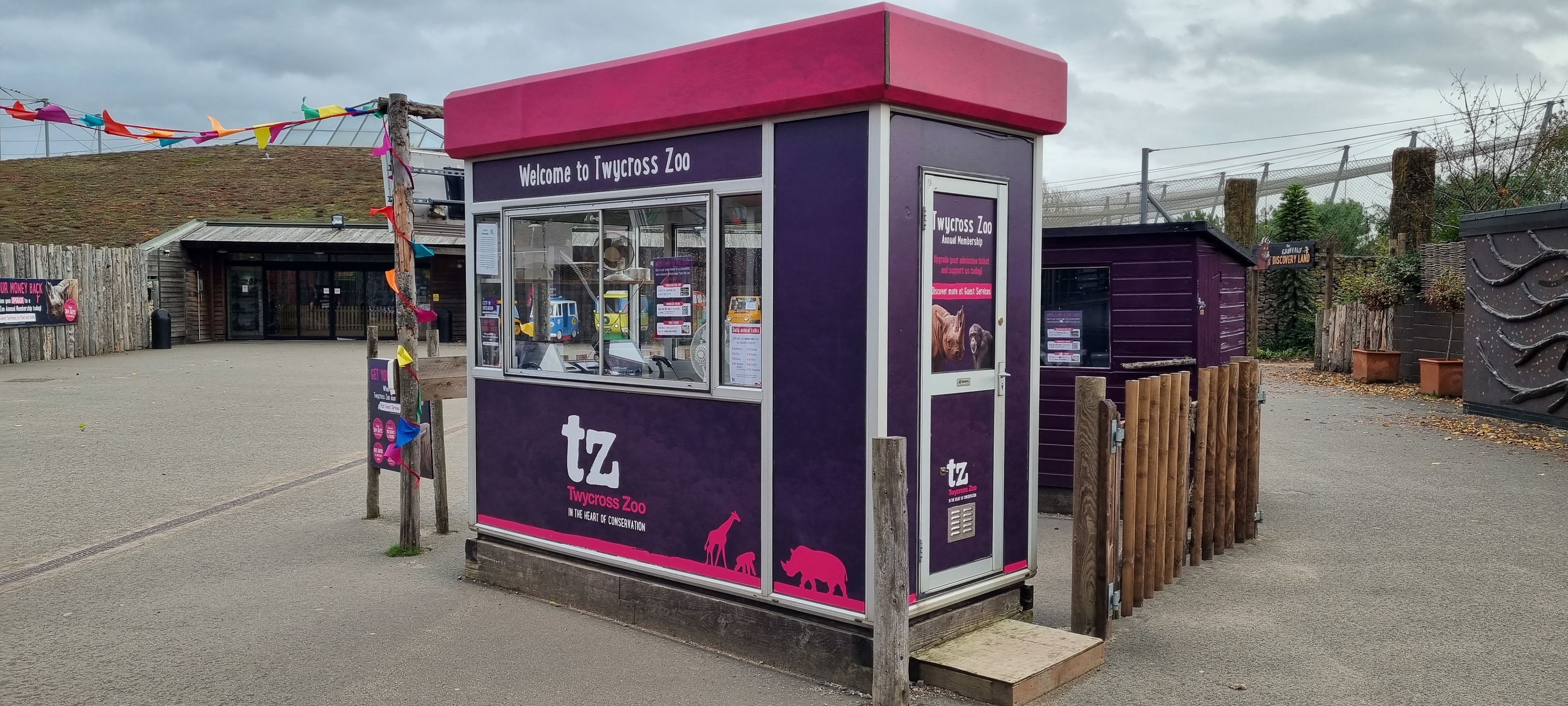 Ticket Booth Vinyl Wrap