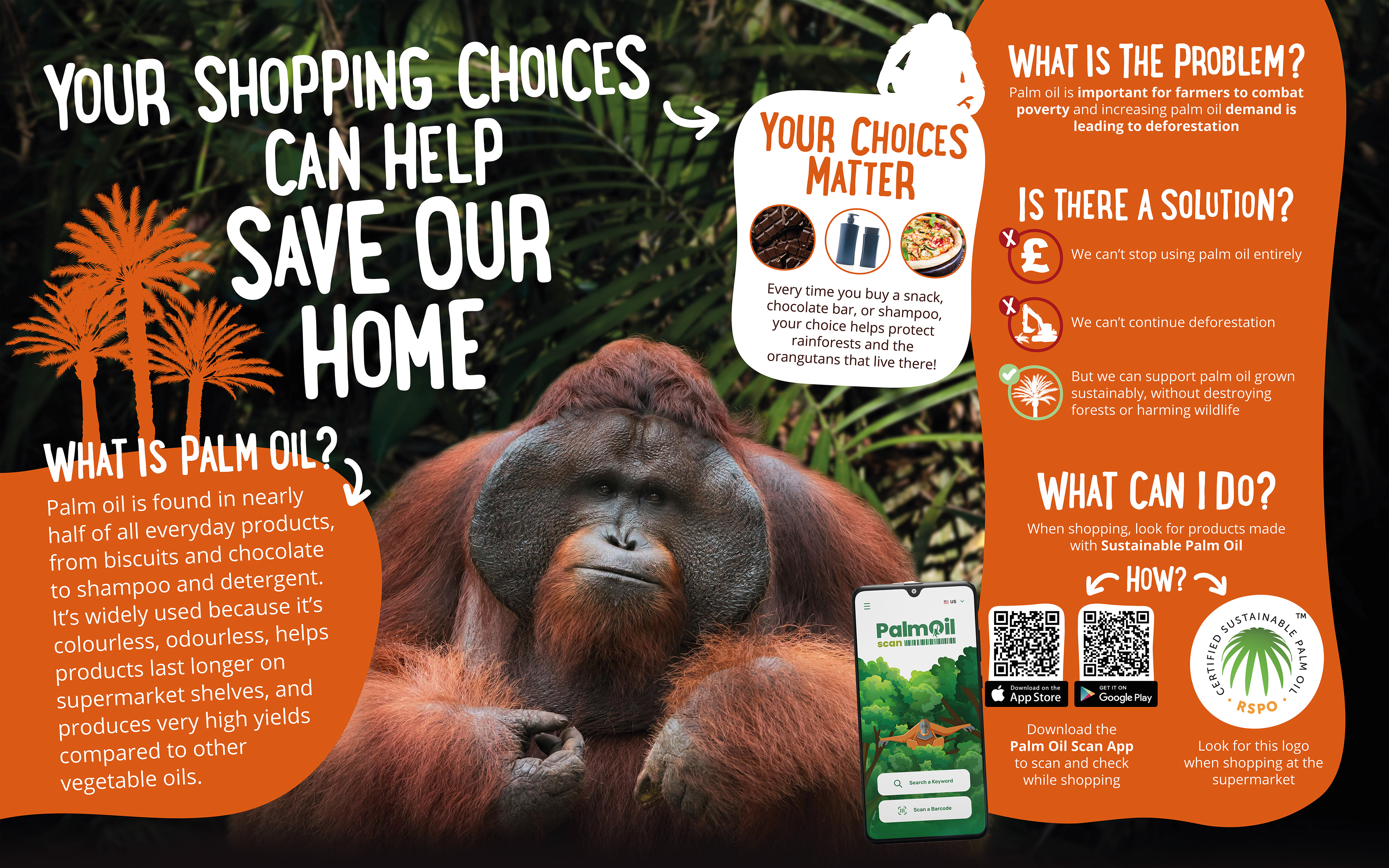 Palm oil signage