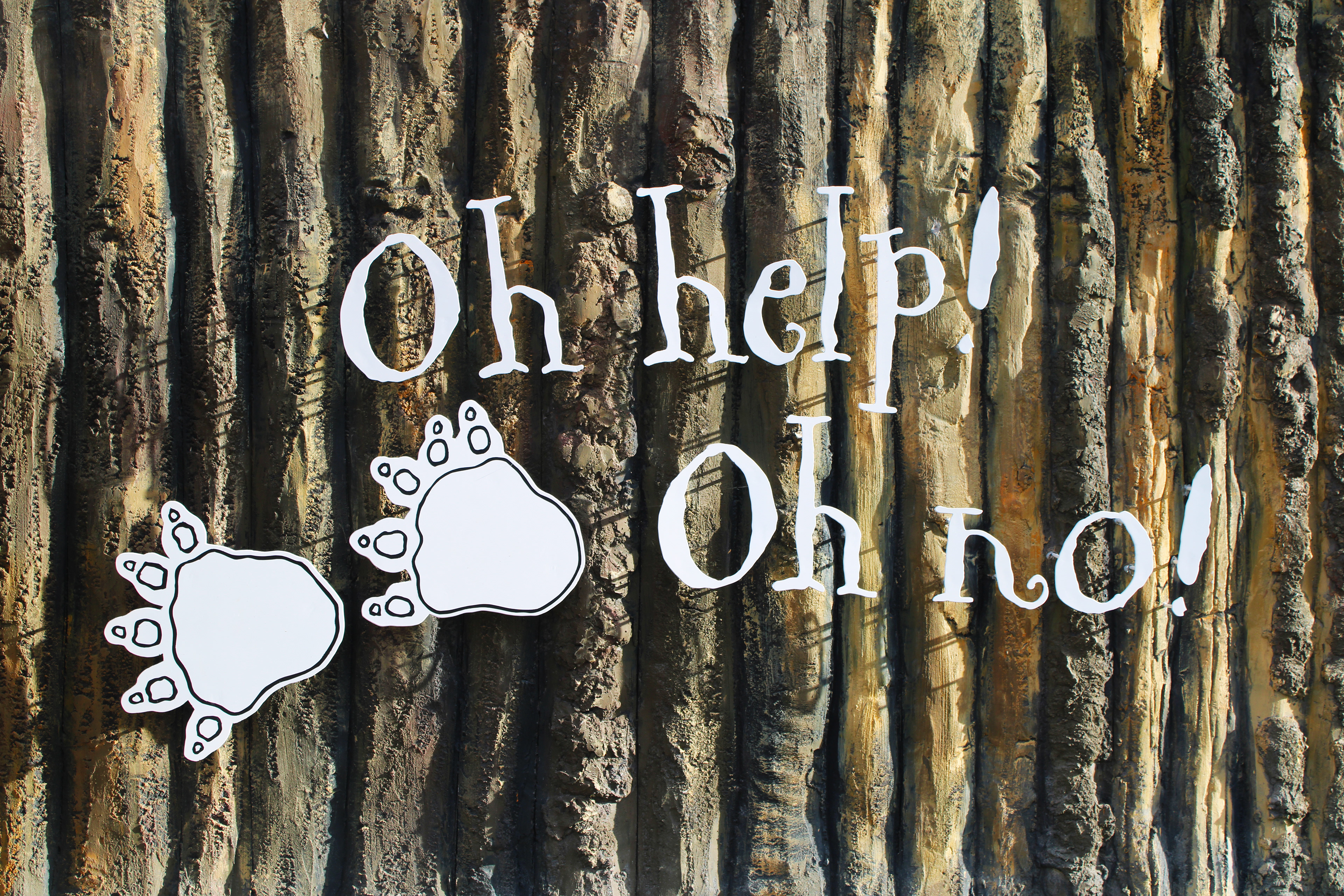 Building Text - Offset to the building in acrylic
