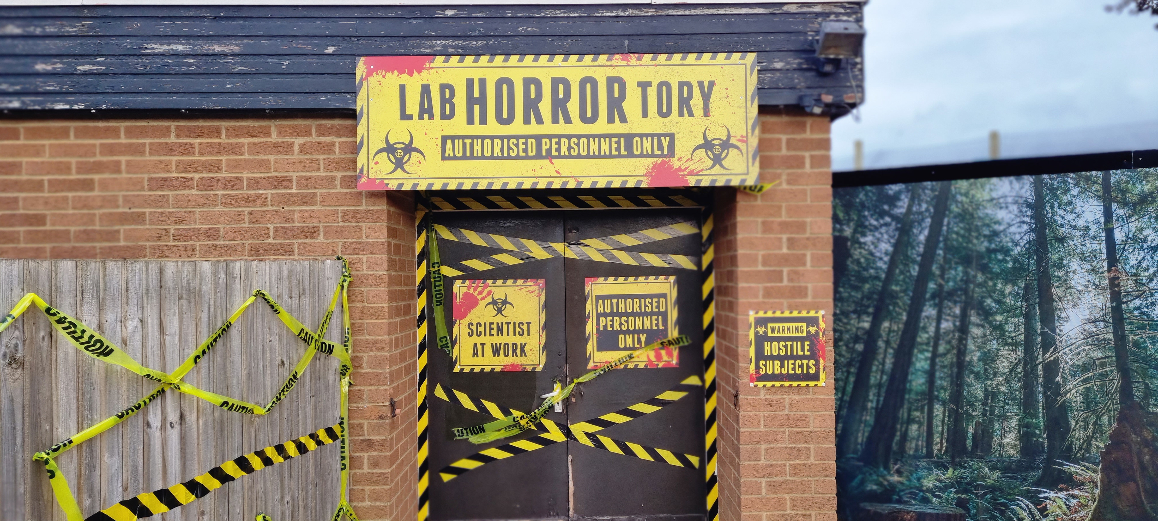 Halloween Scare Attraction Entrance