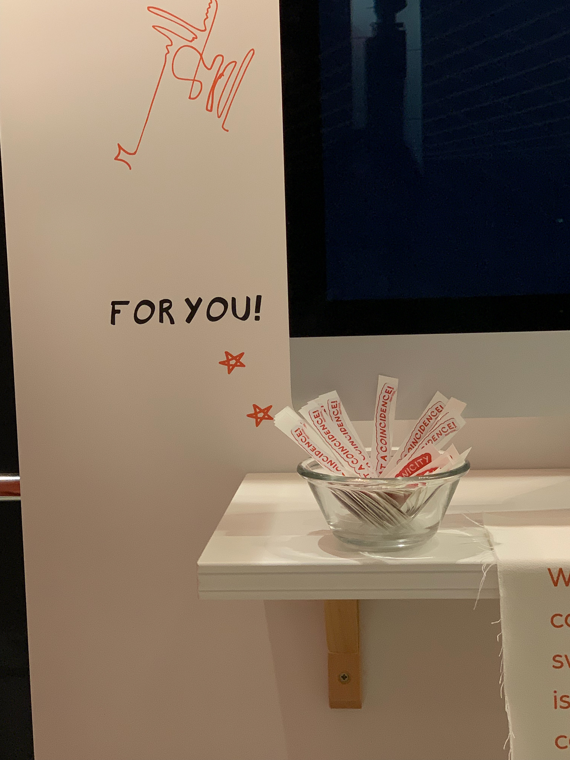 Giveaway stickers