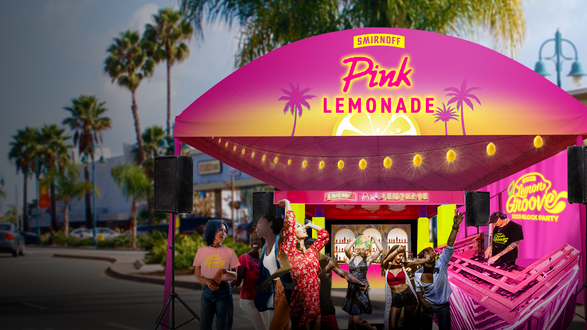 DJs bring the grooves to attendees between sets