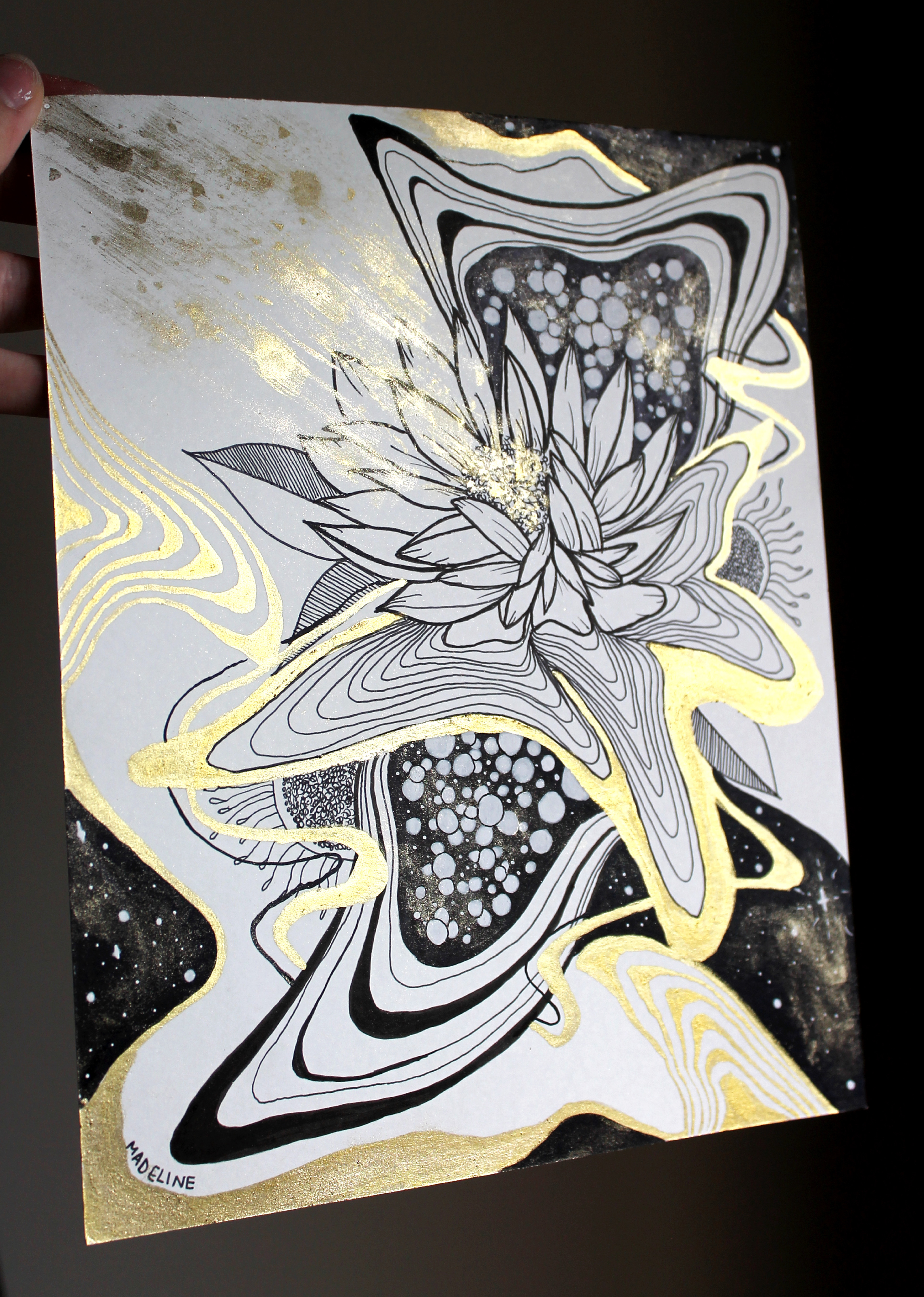 Cosmic Garden #1, light reflection