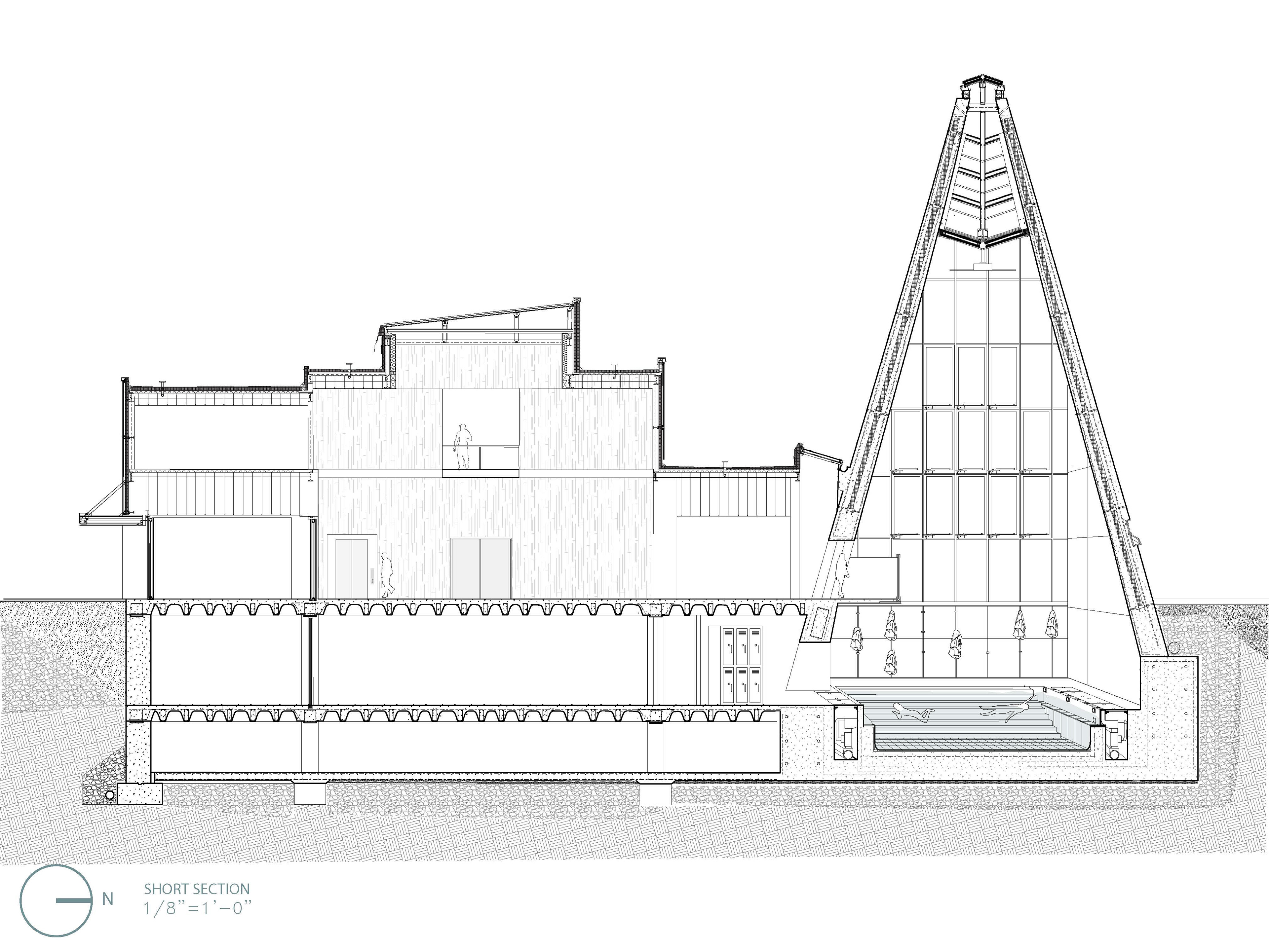 Section Drawing by Erin Doherty