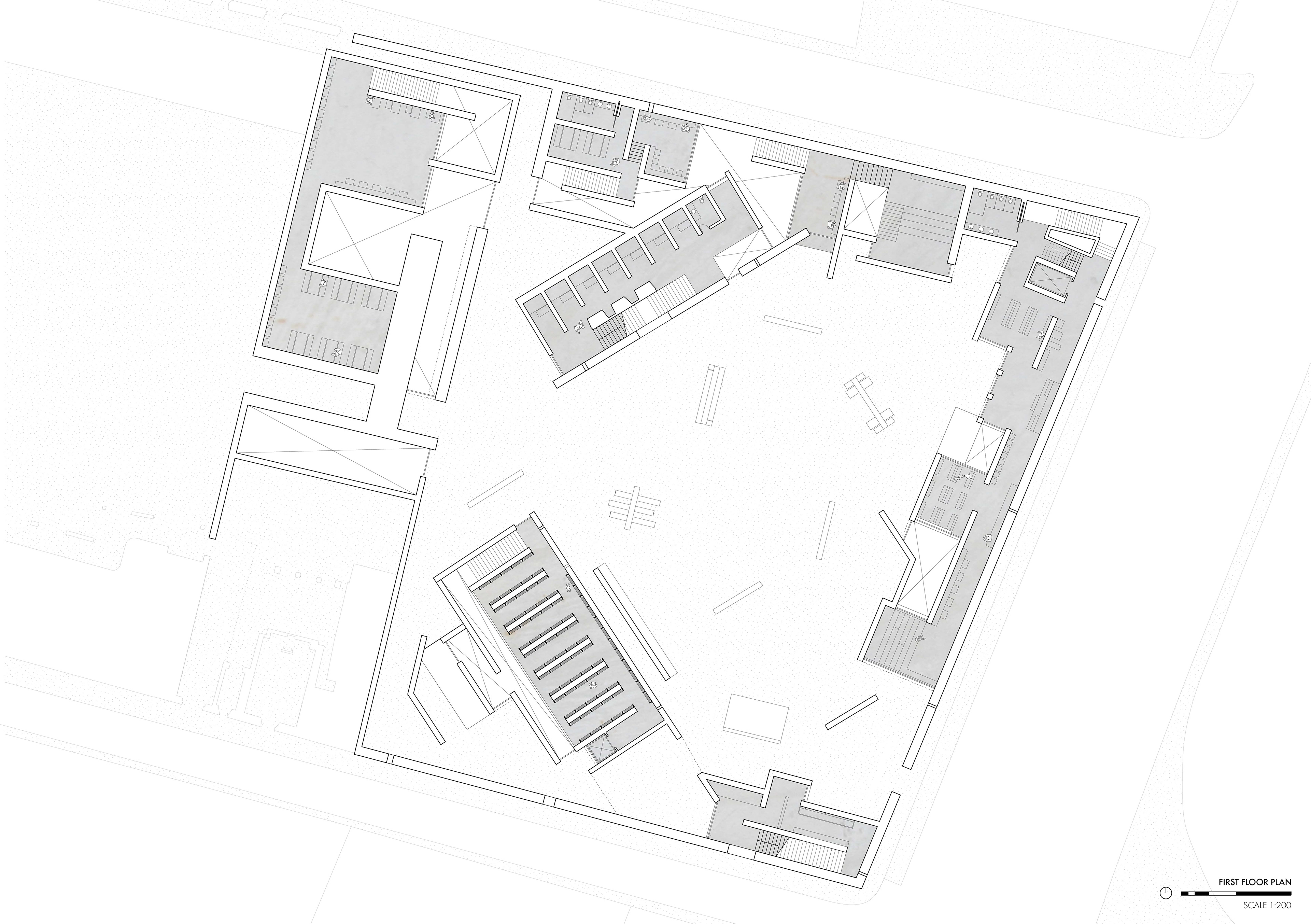 Plan Drawing by Julia Ocejo