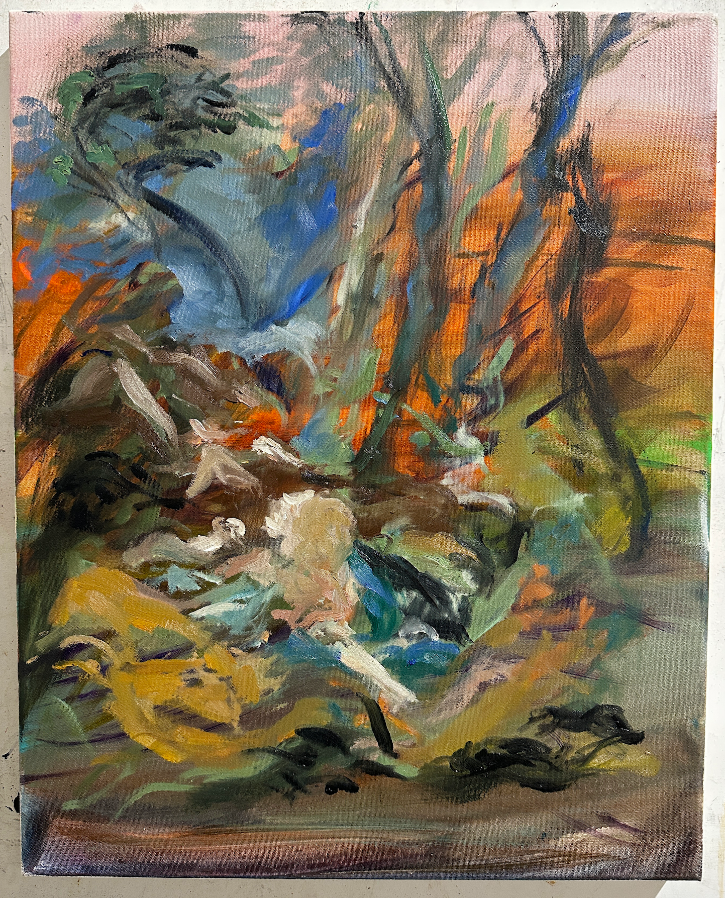 Crispy Air I Breathe, 2025 Crispy Air I Breathe, oil on canvas, 2025 – small-format work evoking clarity and transition.
