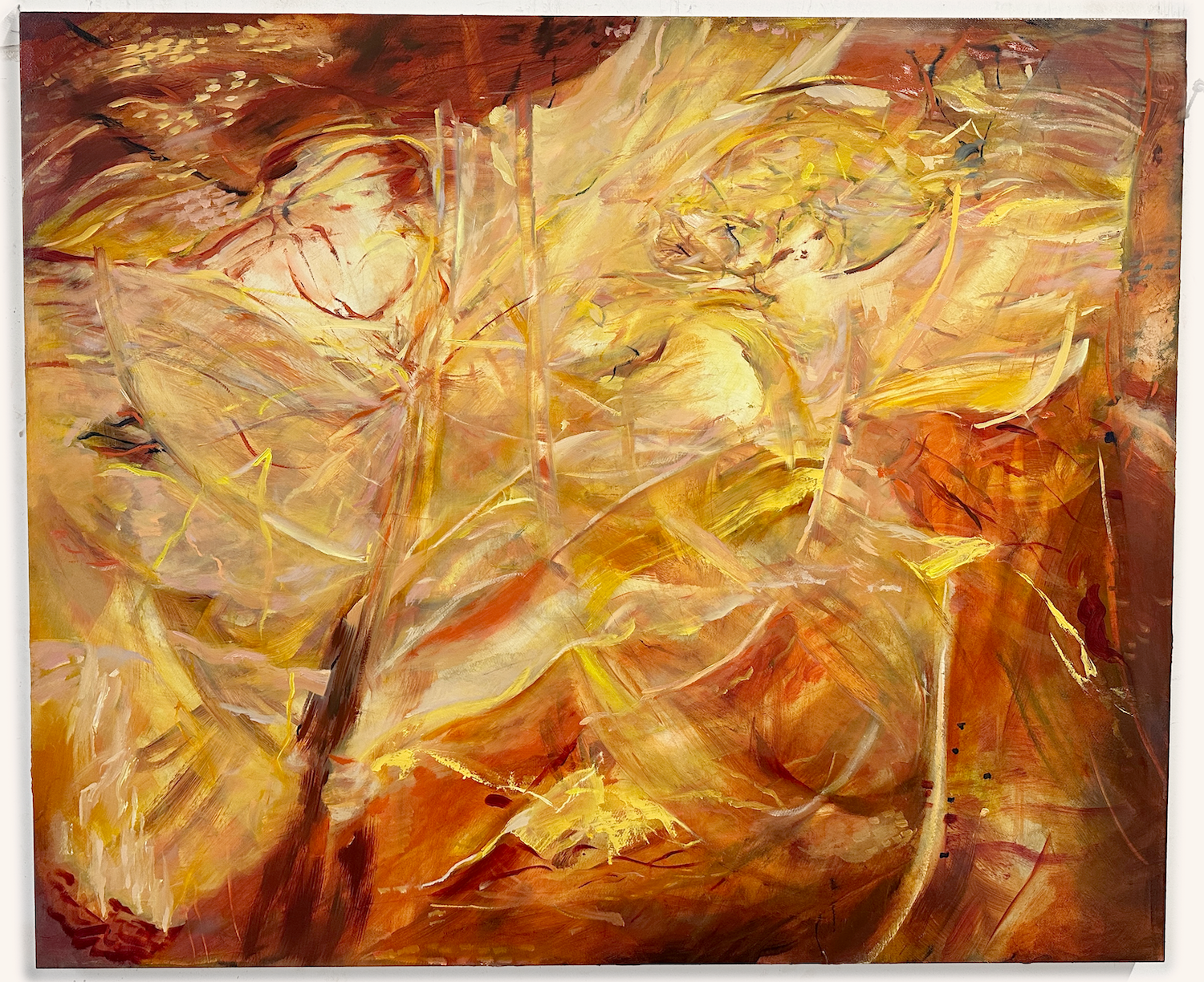 Ready When You Are, 2025 Ready When You Are, oil on canvas, 2025 – expansive composition balancing vulnerability and strength.