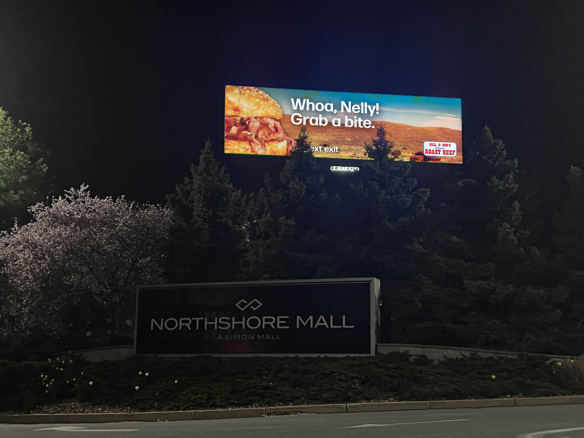 Past themed Billboard Ad