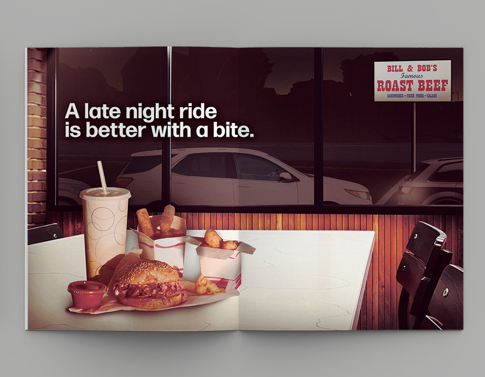 Present themed Magazine Ad Spread