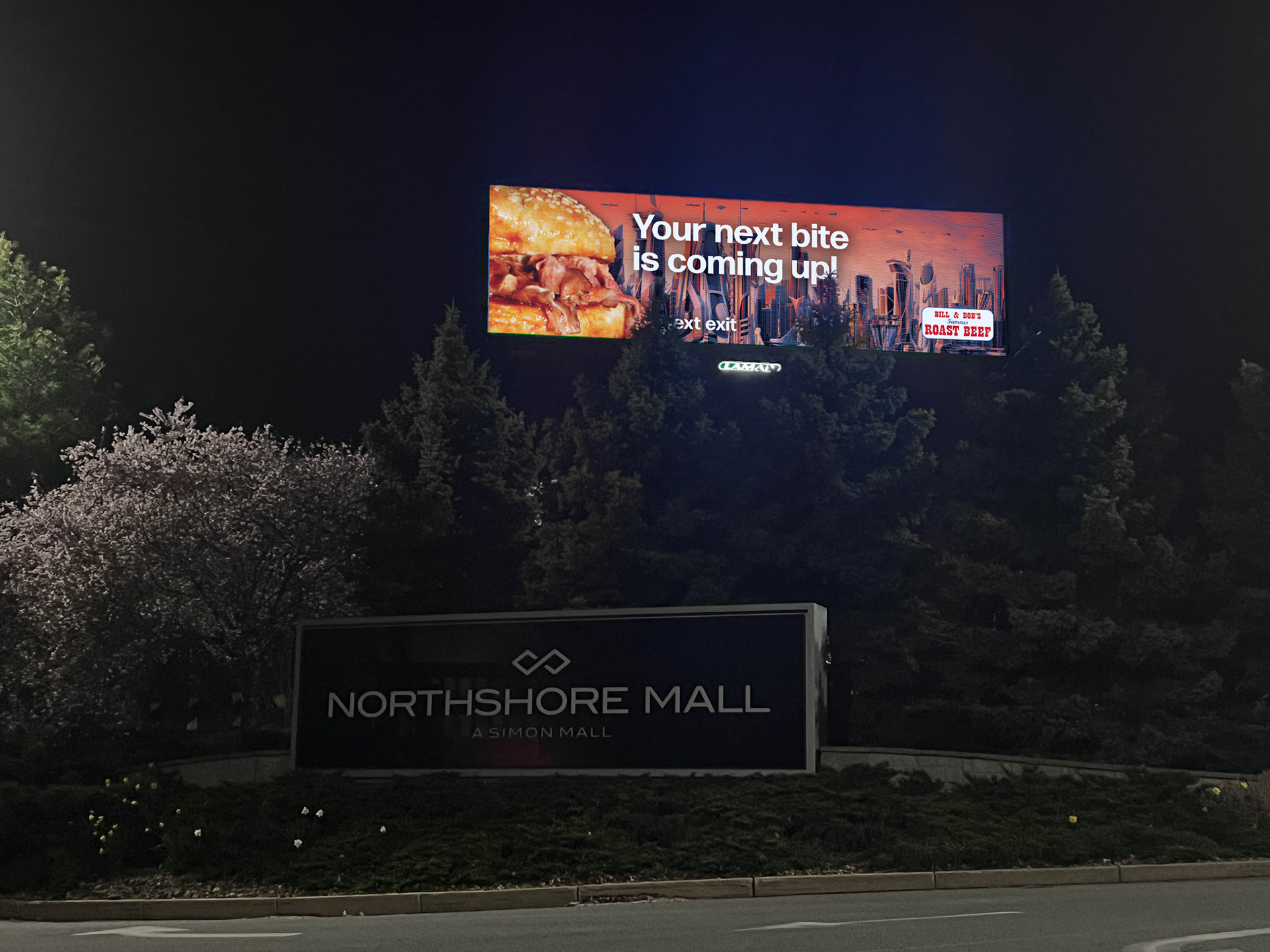 Future themed Billboard Ad