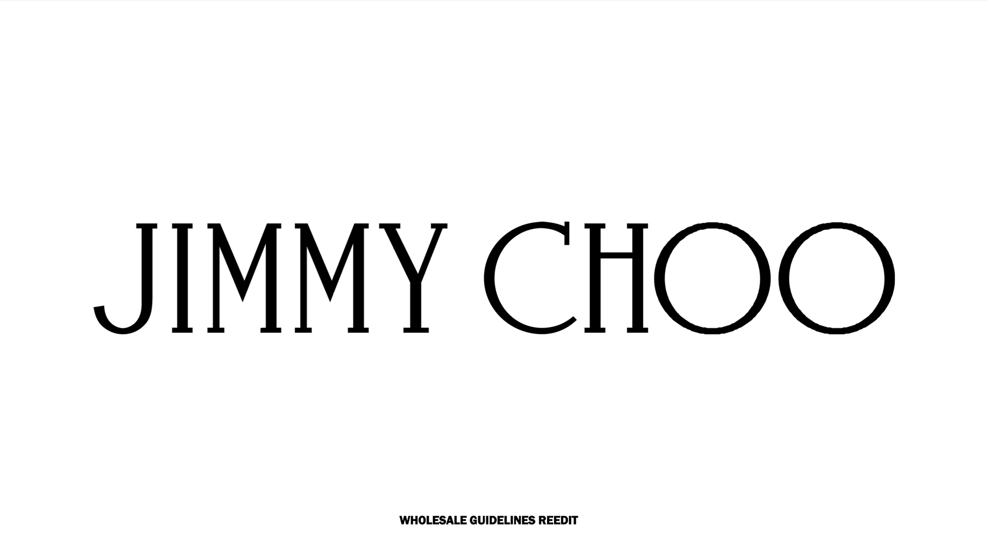 Jimmy Choo Guidelines Edit