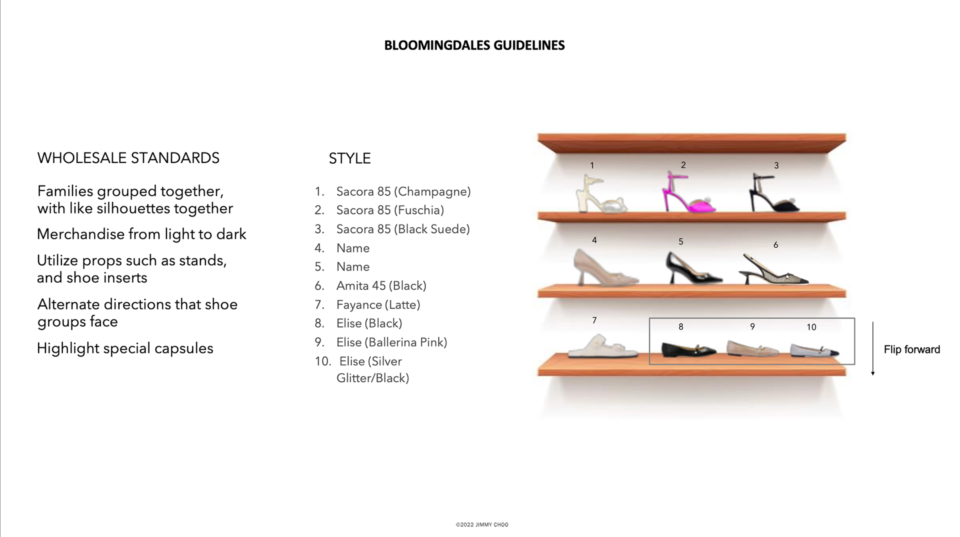 Jimmy Choo Guidelines Edit