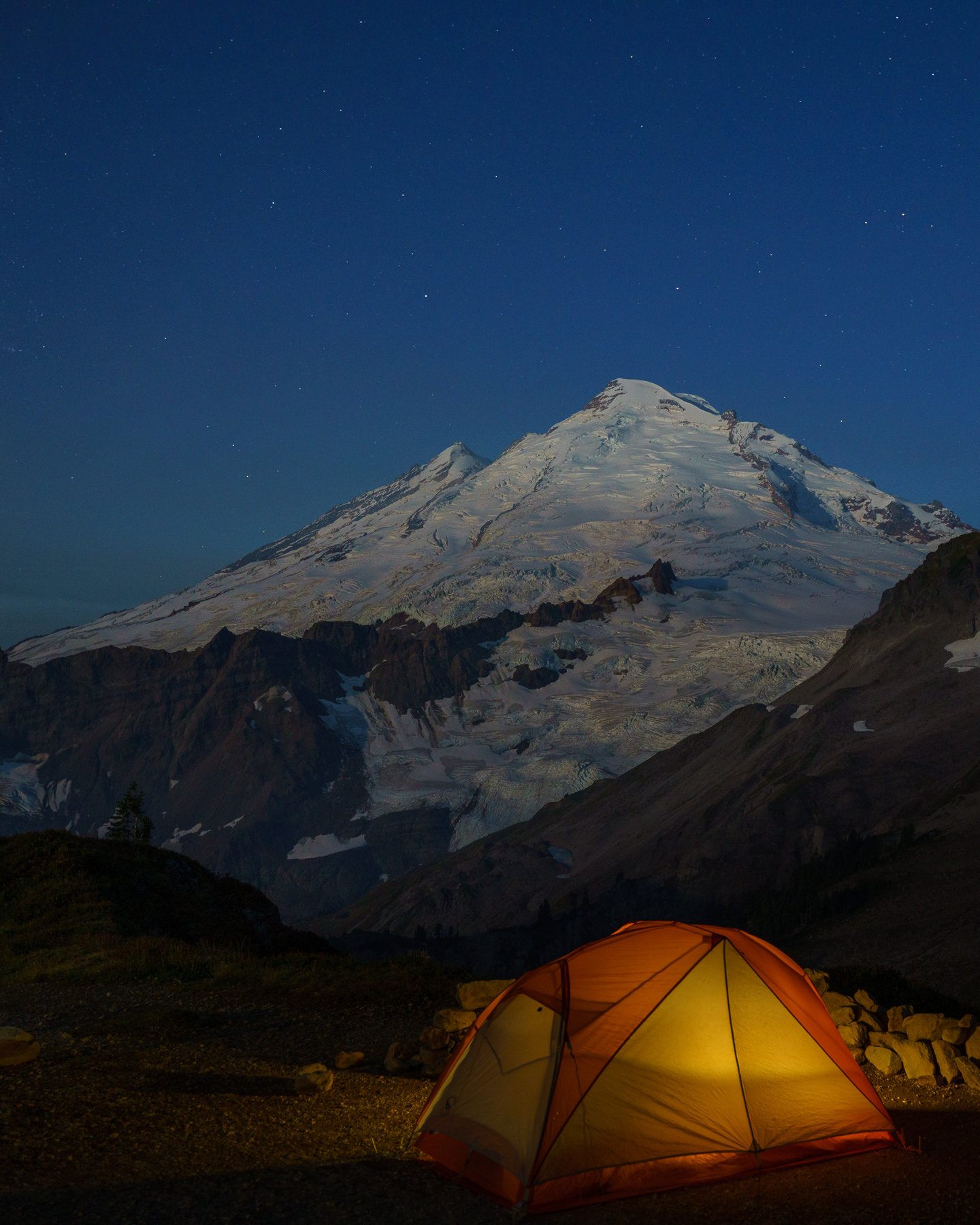 Mt. Baker Moonlight
