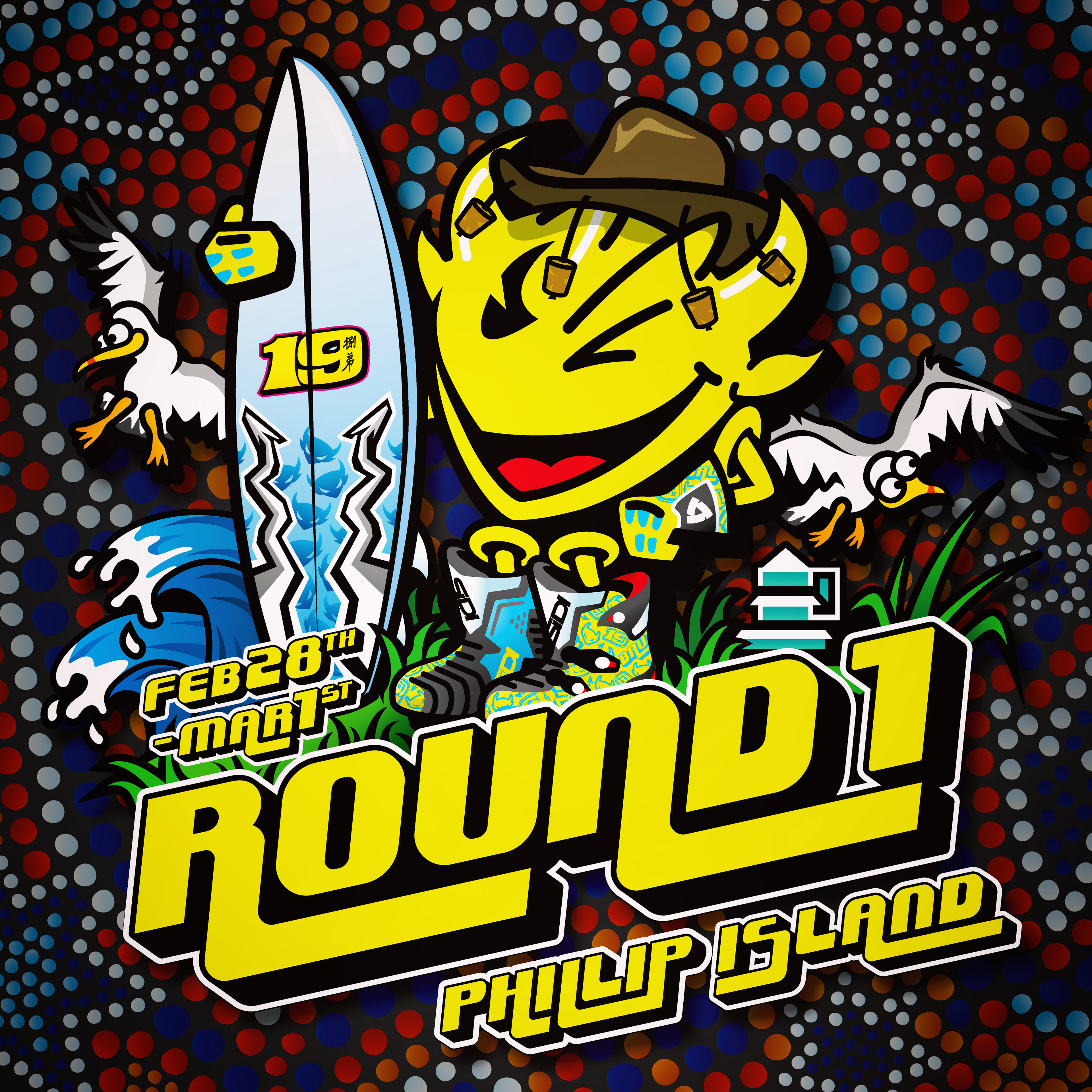 Personal illustration for the opening round of the 2020 WorldSBK season