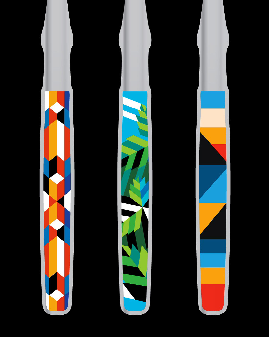 Design submissions were requested and sent to Hamico, then the chosen designs were used on the products.