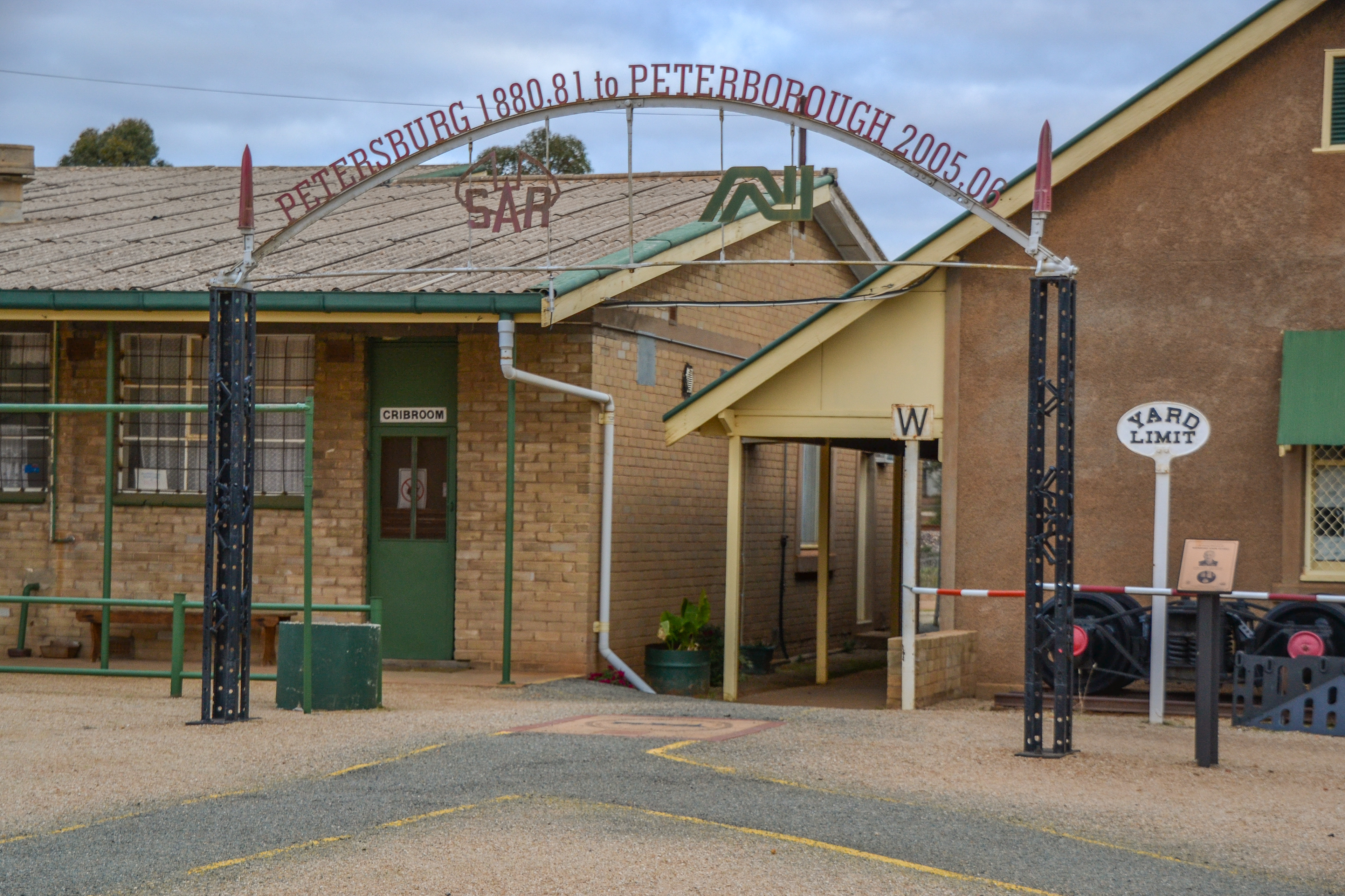 Peterborough Railway Station now a rail museum.